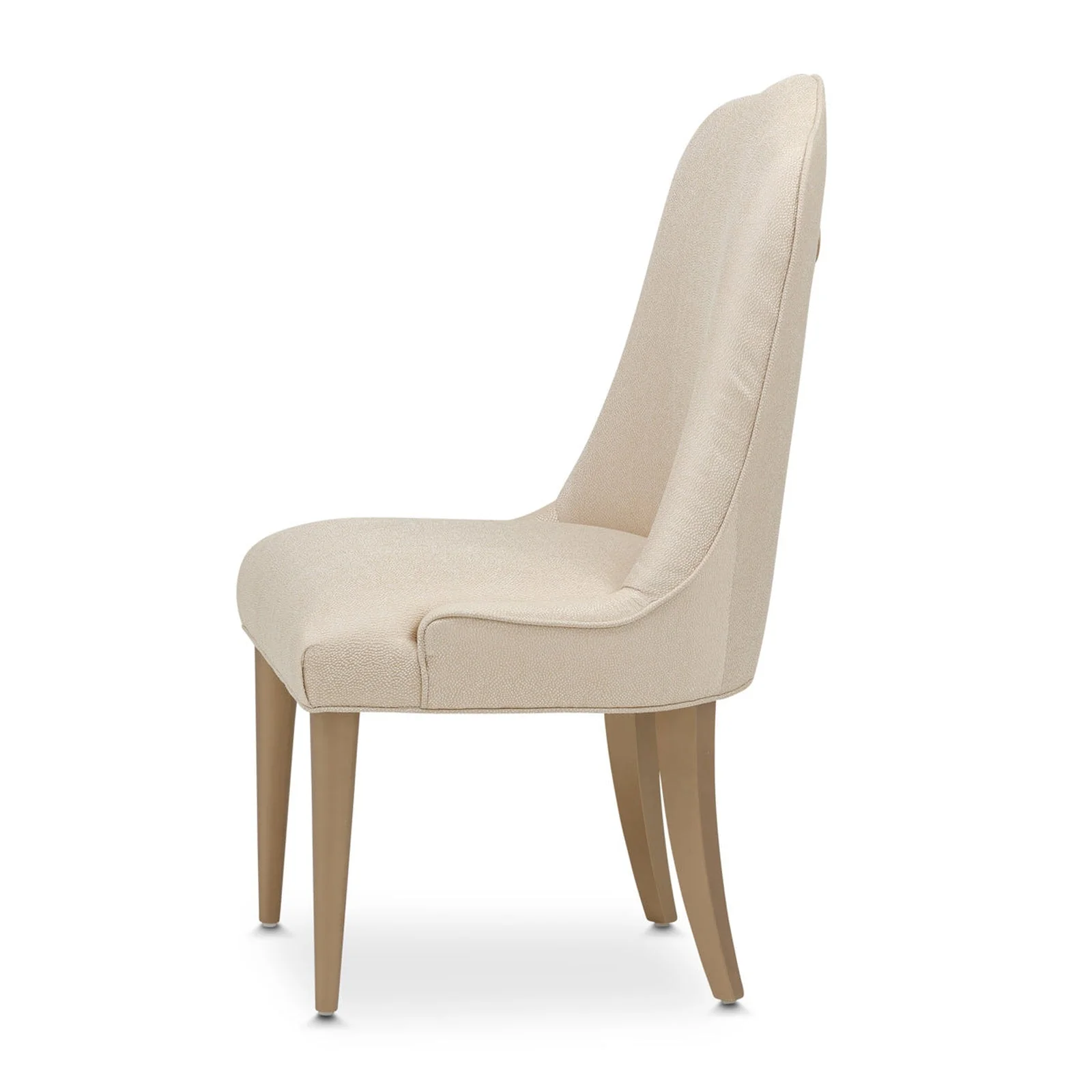 Michael Amini Malibu Crest Crotch Mahogany Side Chair - Set of 2 - Image 10