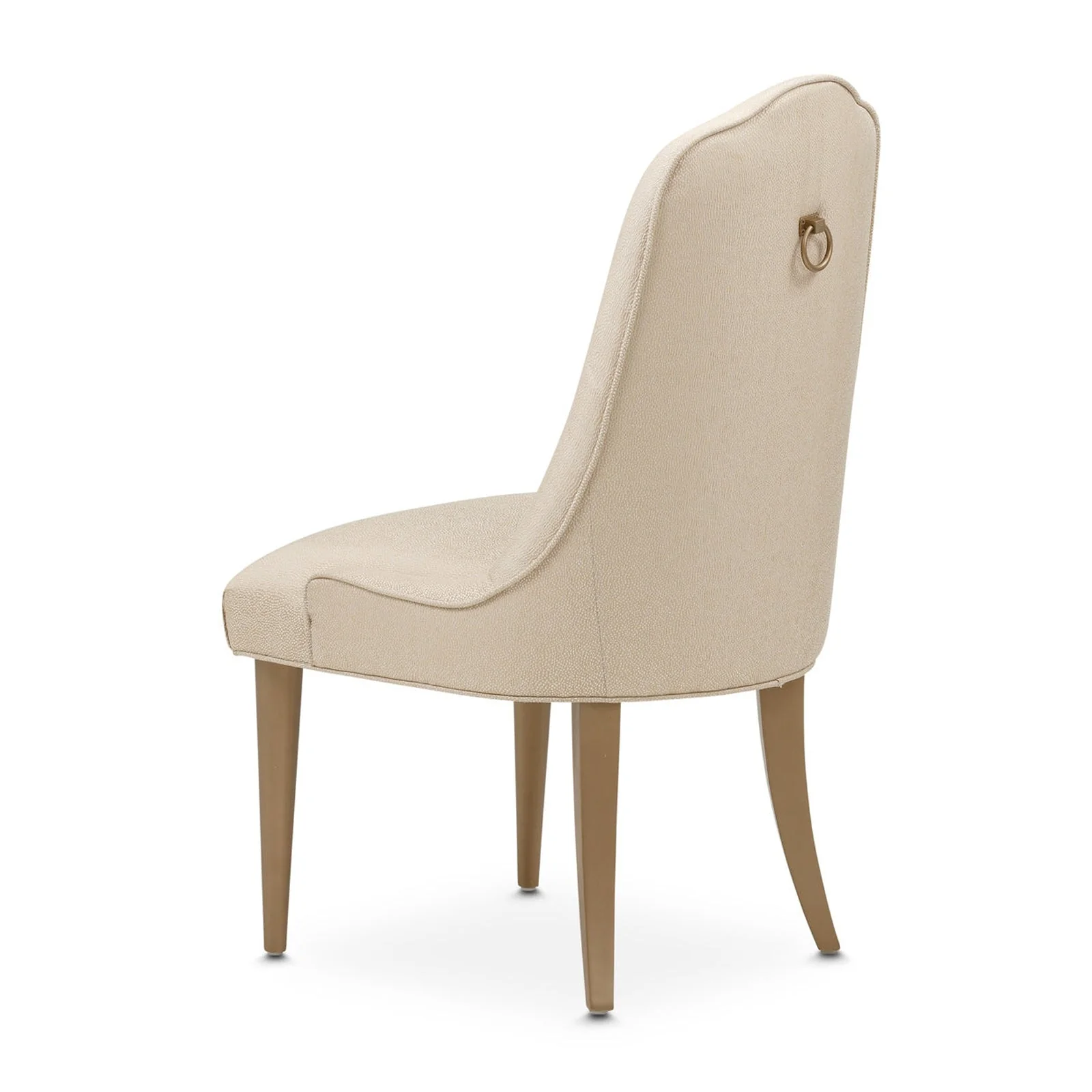 Michael Amini Malibu Crest Crotch Mahogany Side Chair - Set of 2 - Image 9