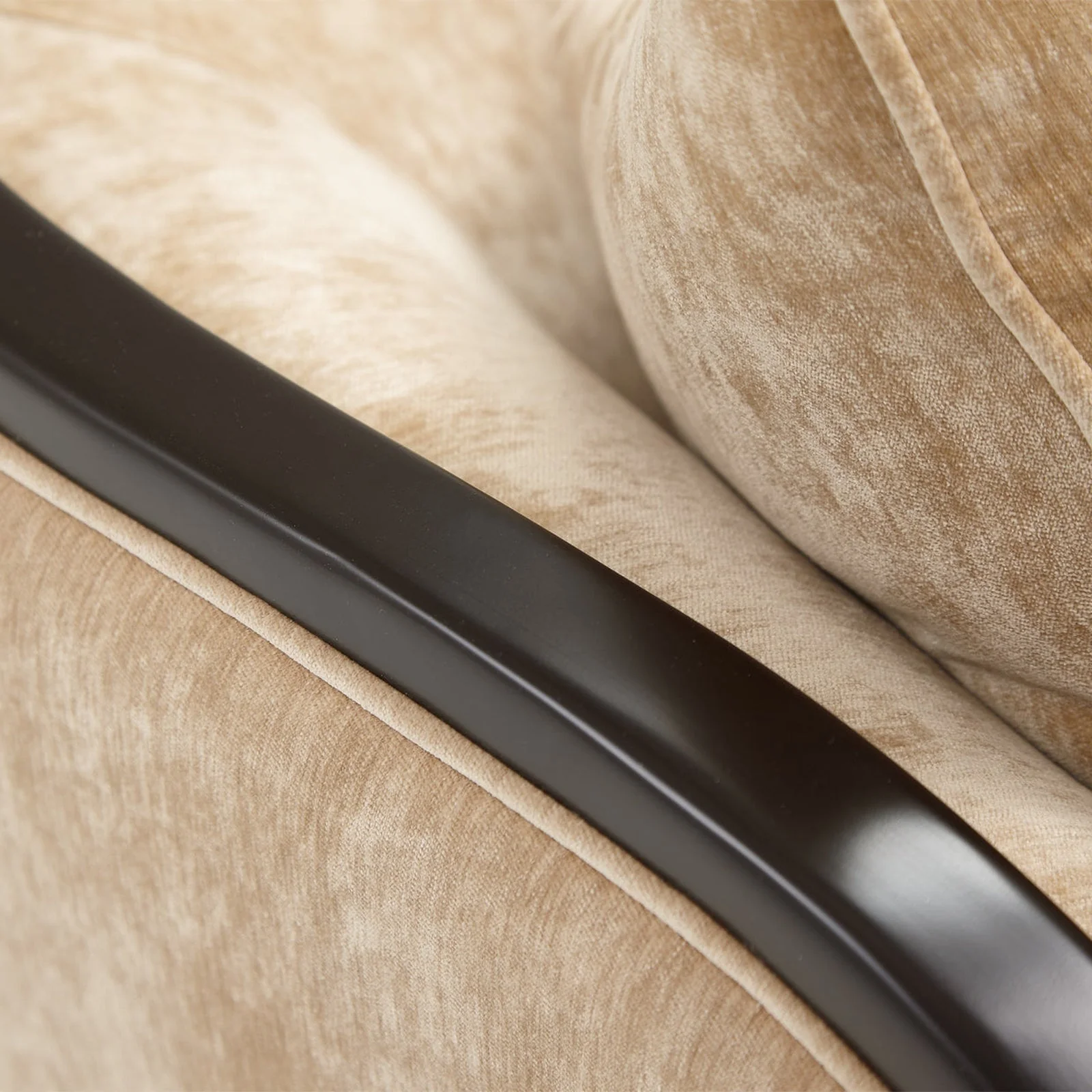 Michael Amini Malibu Crest Crotch Mahogany Sofa - Image 13
