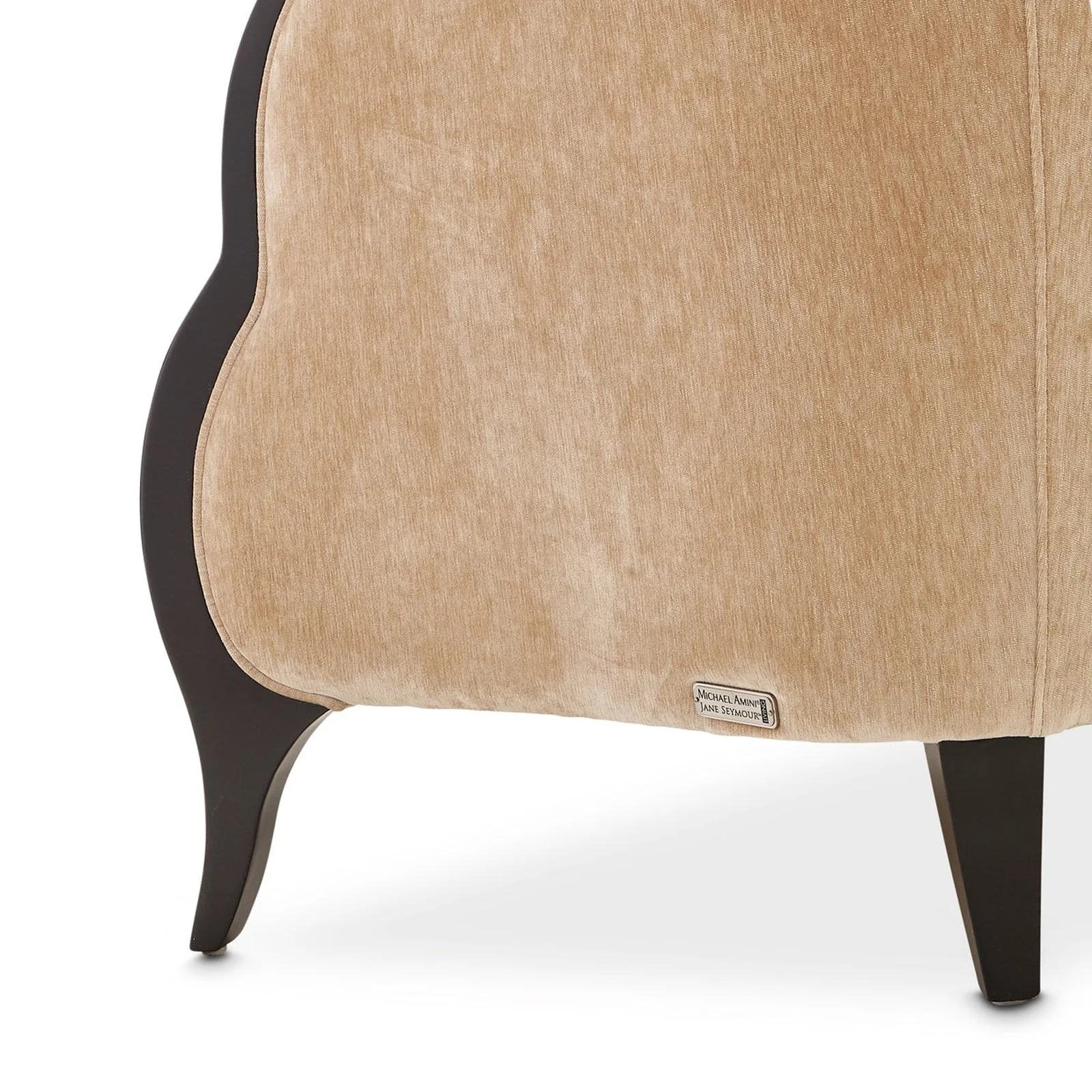 Michael Amini Malibu Crest Crotch Mahogany Sofa - Image 14