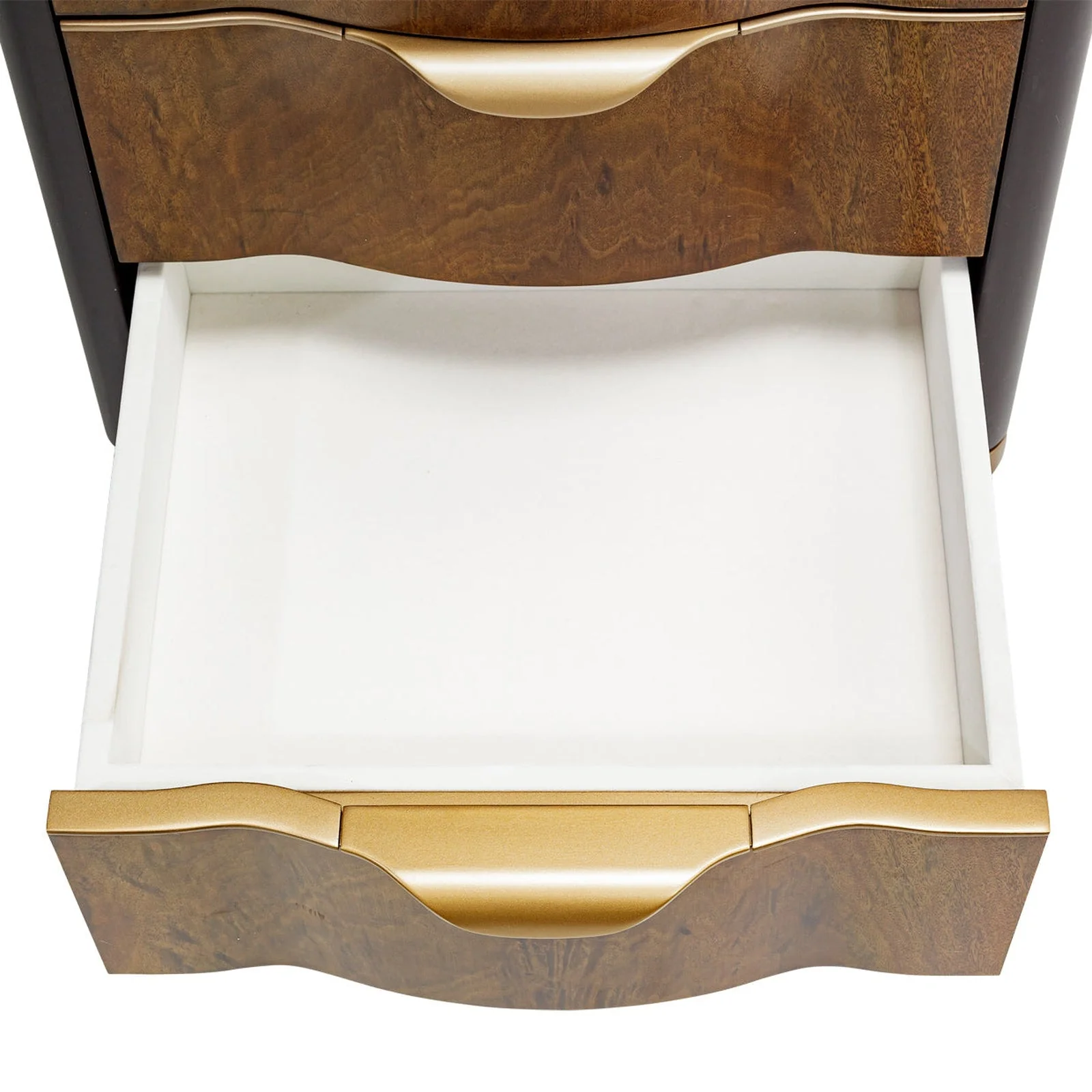 Michael Amini Malibu Crest Crotch Mahogany Swivel Lingerie Chest Armoire - Image 14