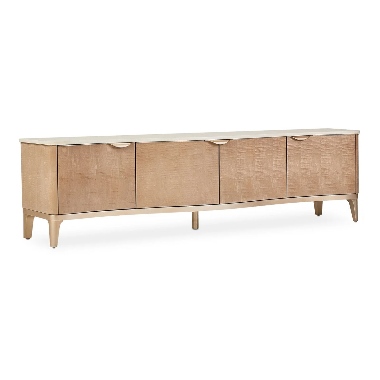 Michael Amini Malibu Crest TV Console Media Cabinet - Image 3