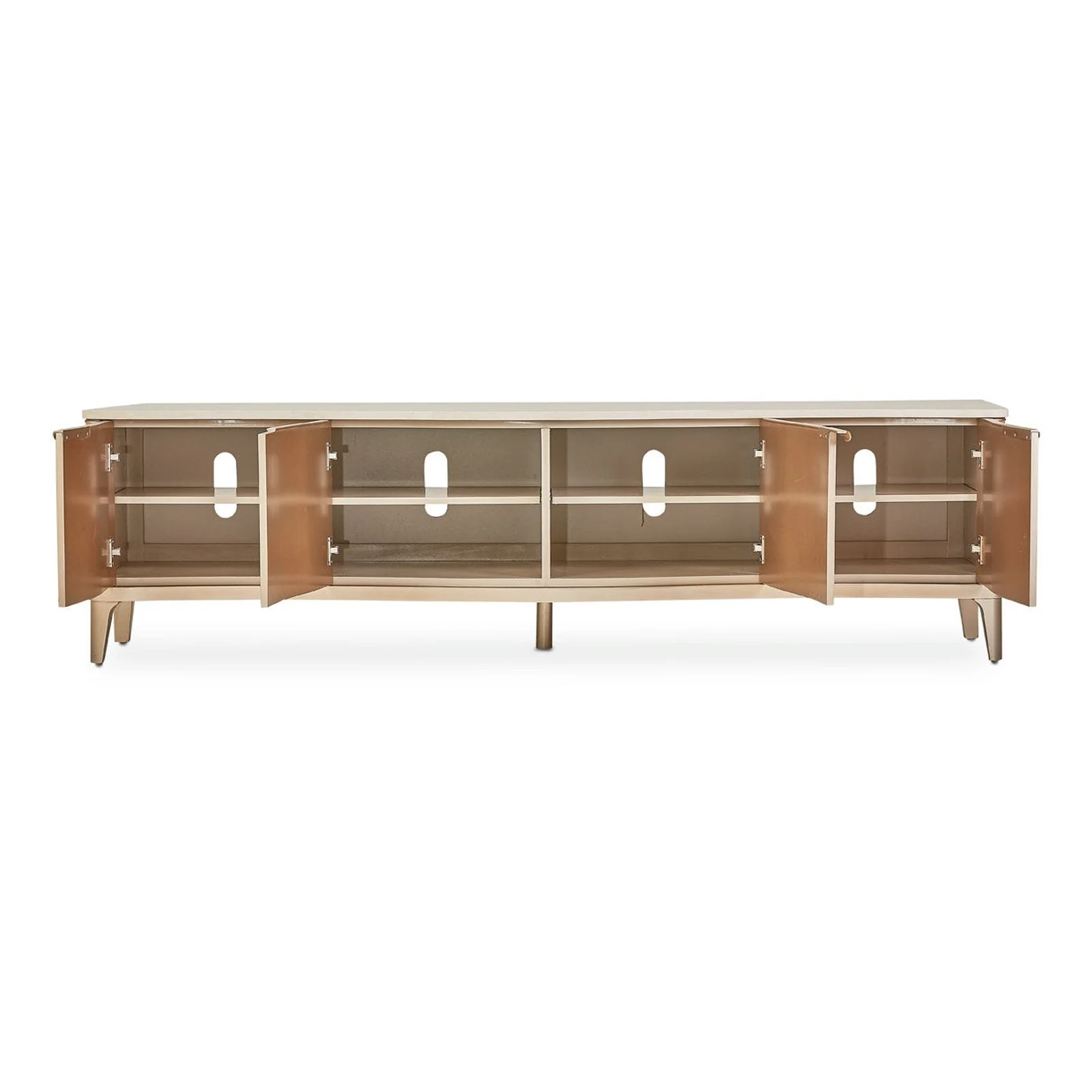 Michael Amini Malibu Crest TV Console Media Cabinet - Image 9