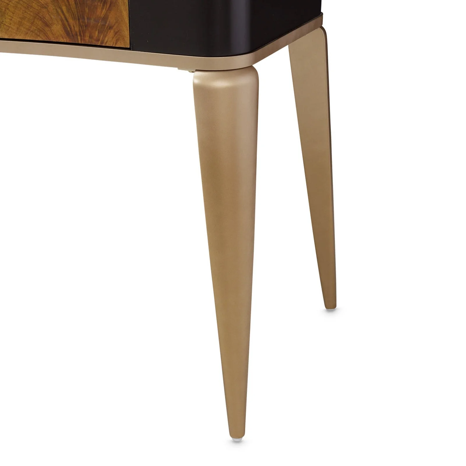 Michael Amini Malibu Crest Crotch Mahogany Vanity/Writing Desk - Image 10