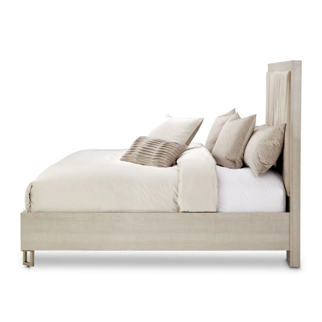 Michael Amini Marin Panel Bed - Greige - Image 3