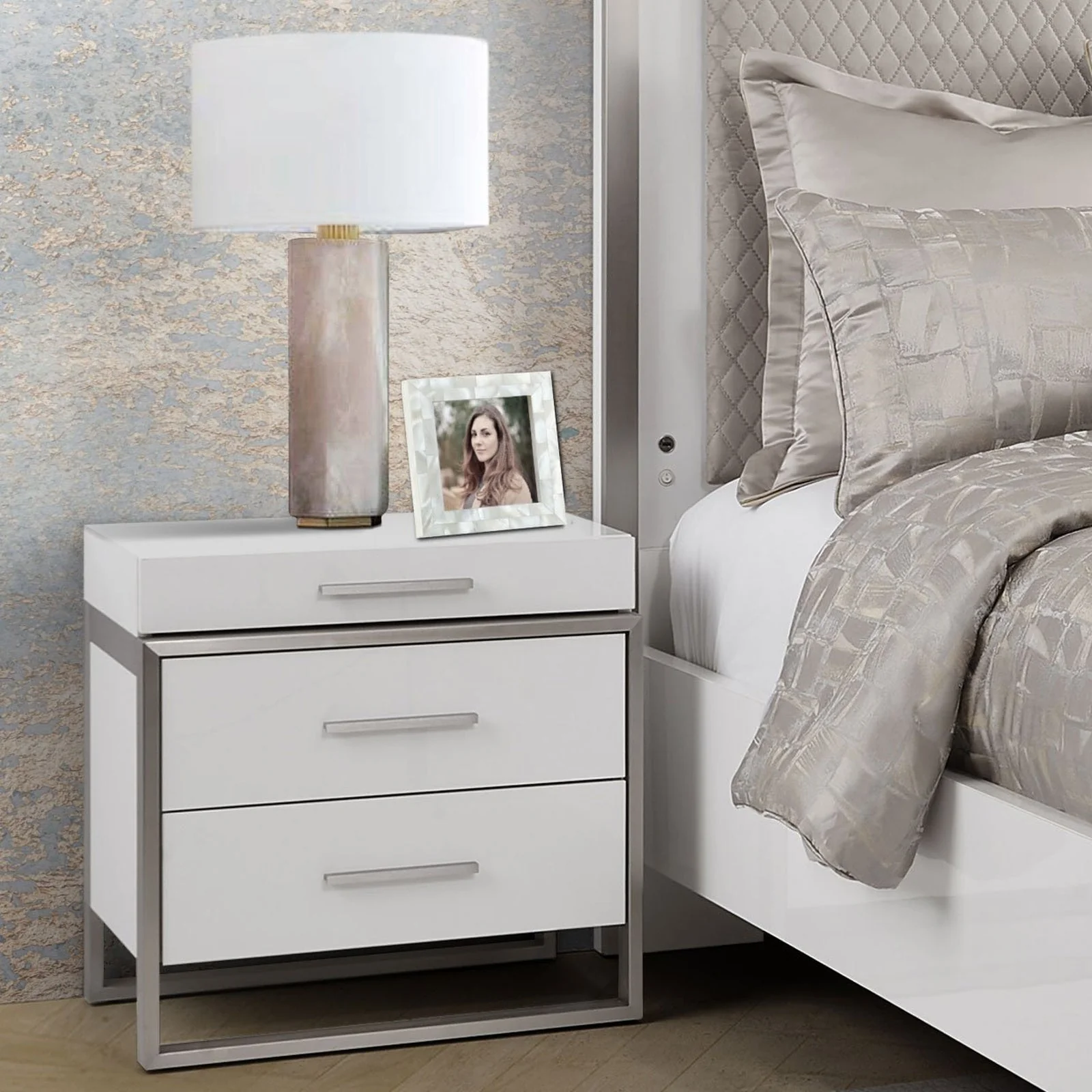 Michael Amini Marquee Nightstand - Image 18