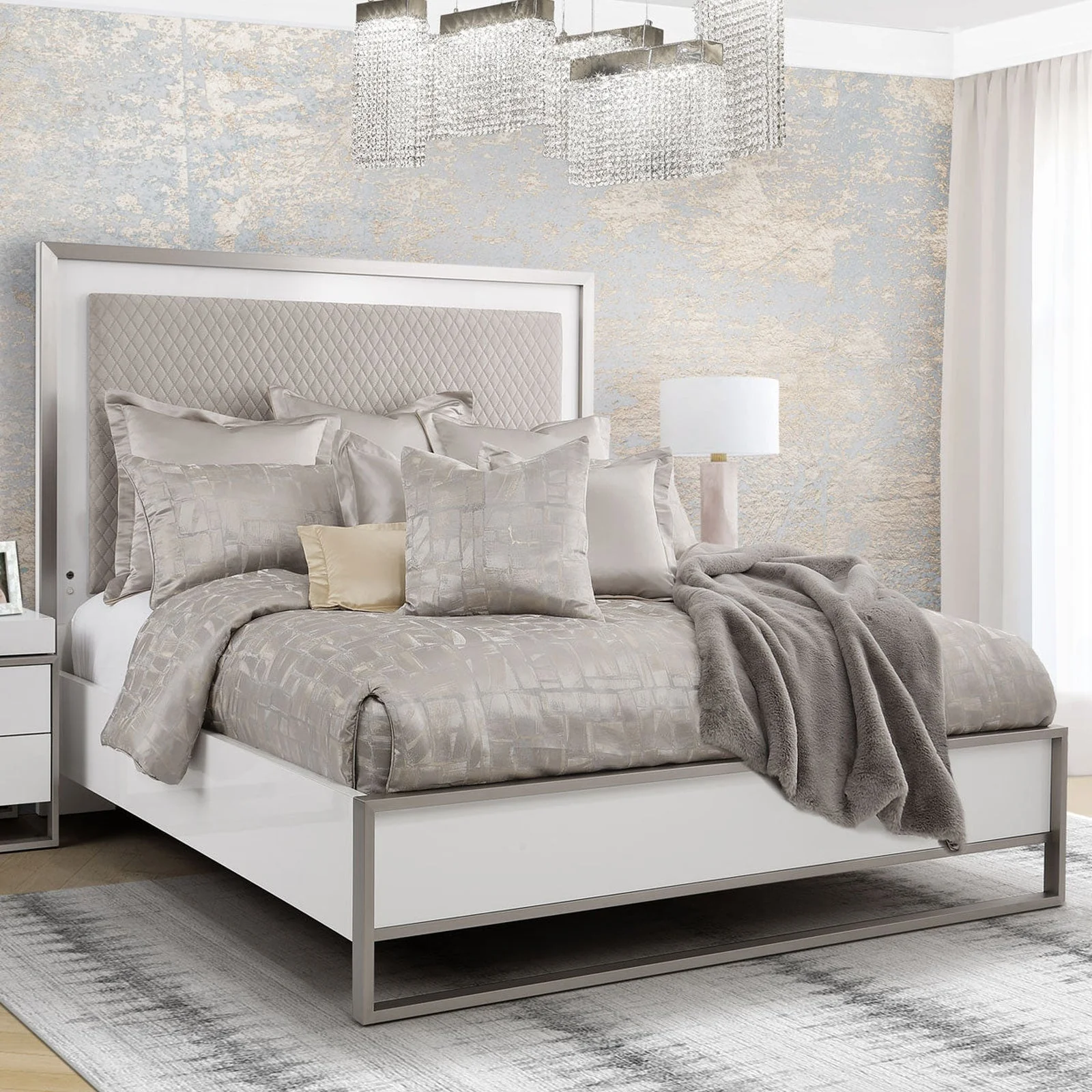 Michael Amini Marquee Panel Bed - Image 2