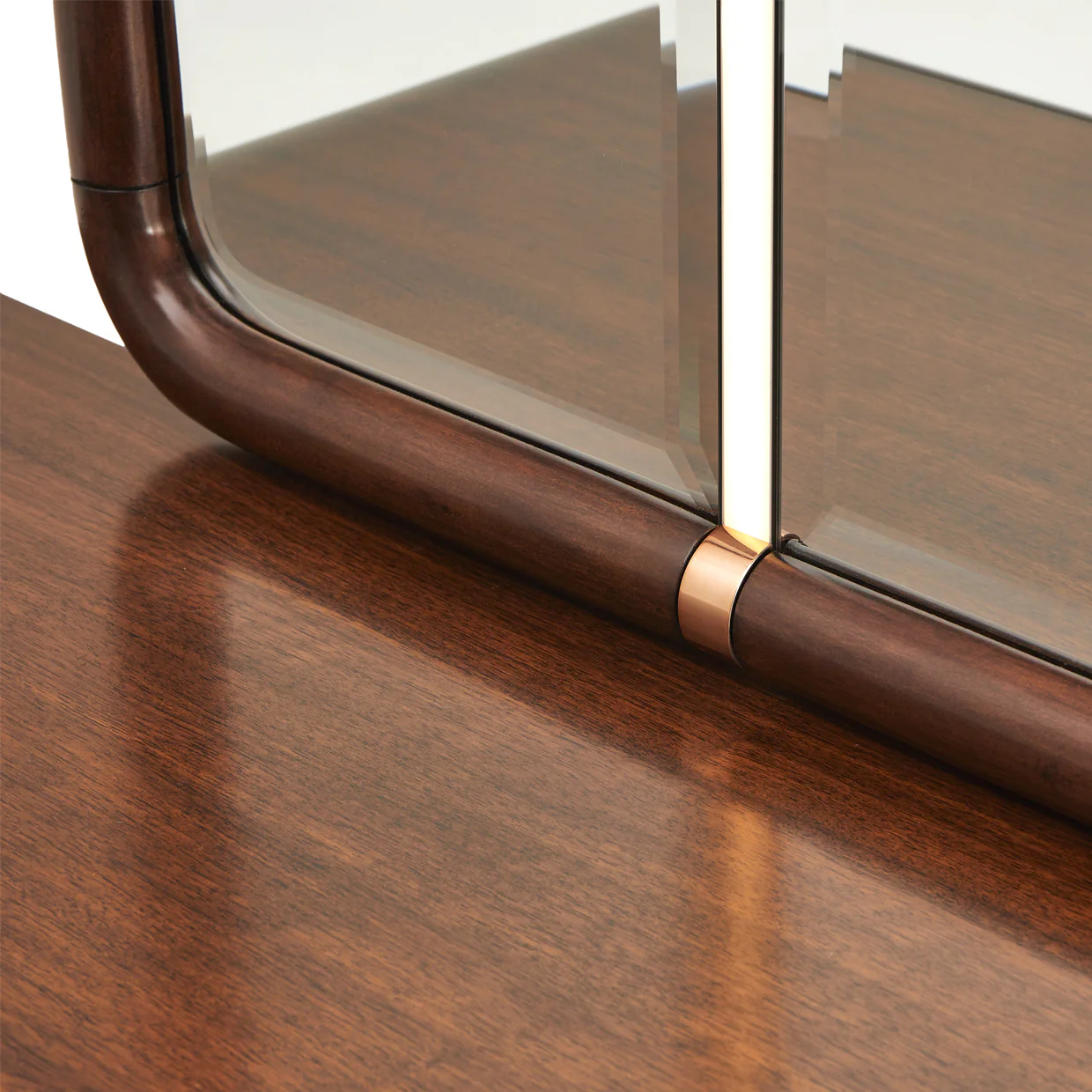 Michael Amini Mason Park Dresser Mirror with LED Lighting - Image 7