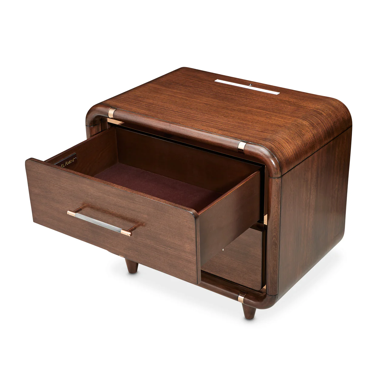 Michael Amini Mason Park Nightstand with LED Lighting - Image 3