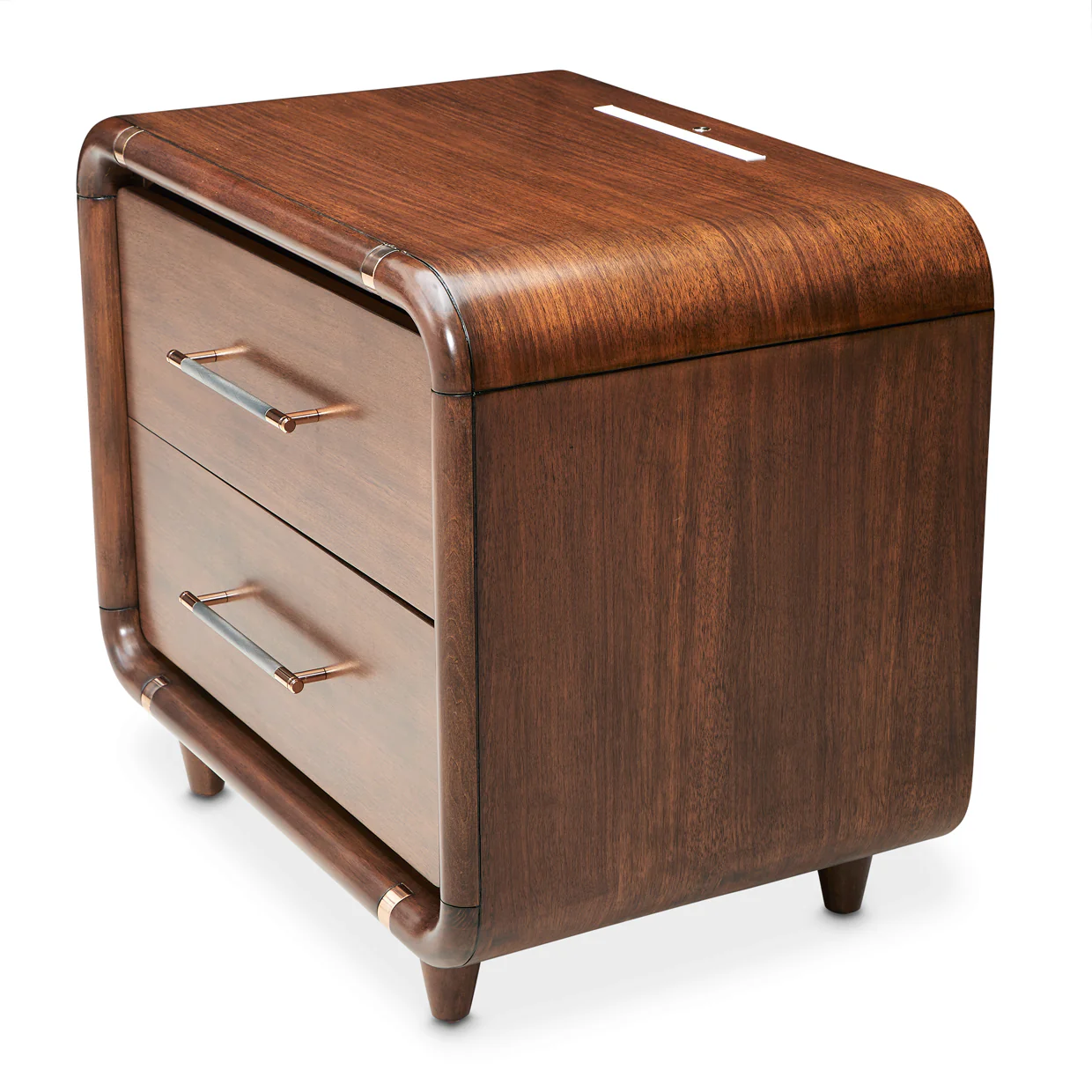 Michael Amini Mason Park Nightstand with LED Lighting - Image 4
