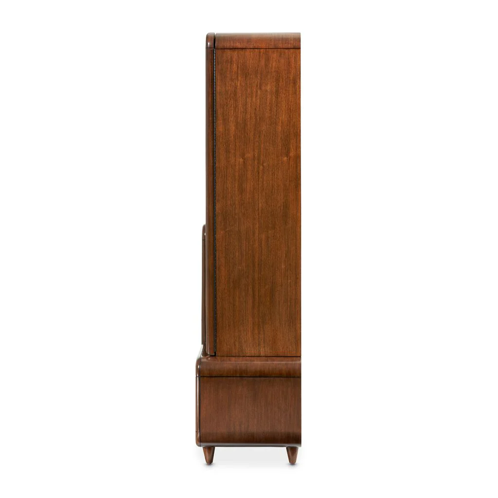 Michael Amini Mason Park Offset Chest with Storage Mirror - Umber - Image 15