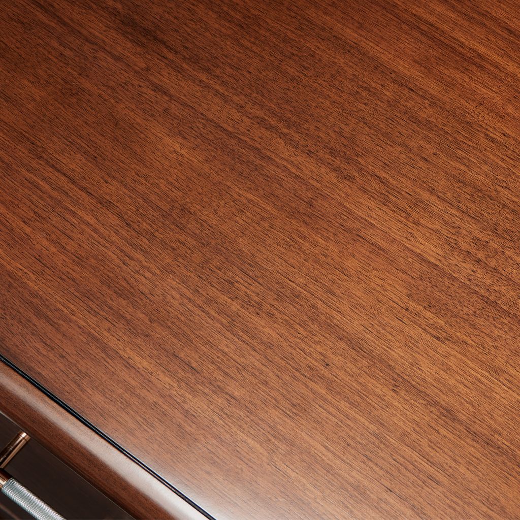 Michael Amini Mason Park Offset Chest with Storage Mirror - Umber - Image 4