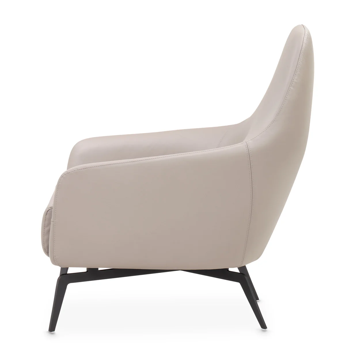 Michael Amini Mia Bella Bergamo Accent Chair St. Steel - Image 2