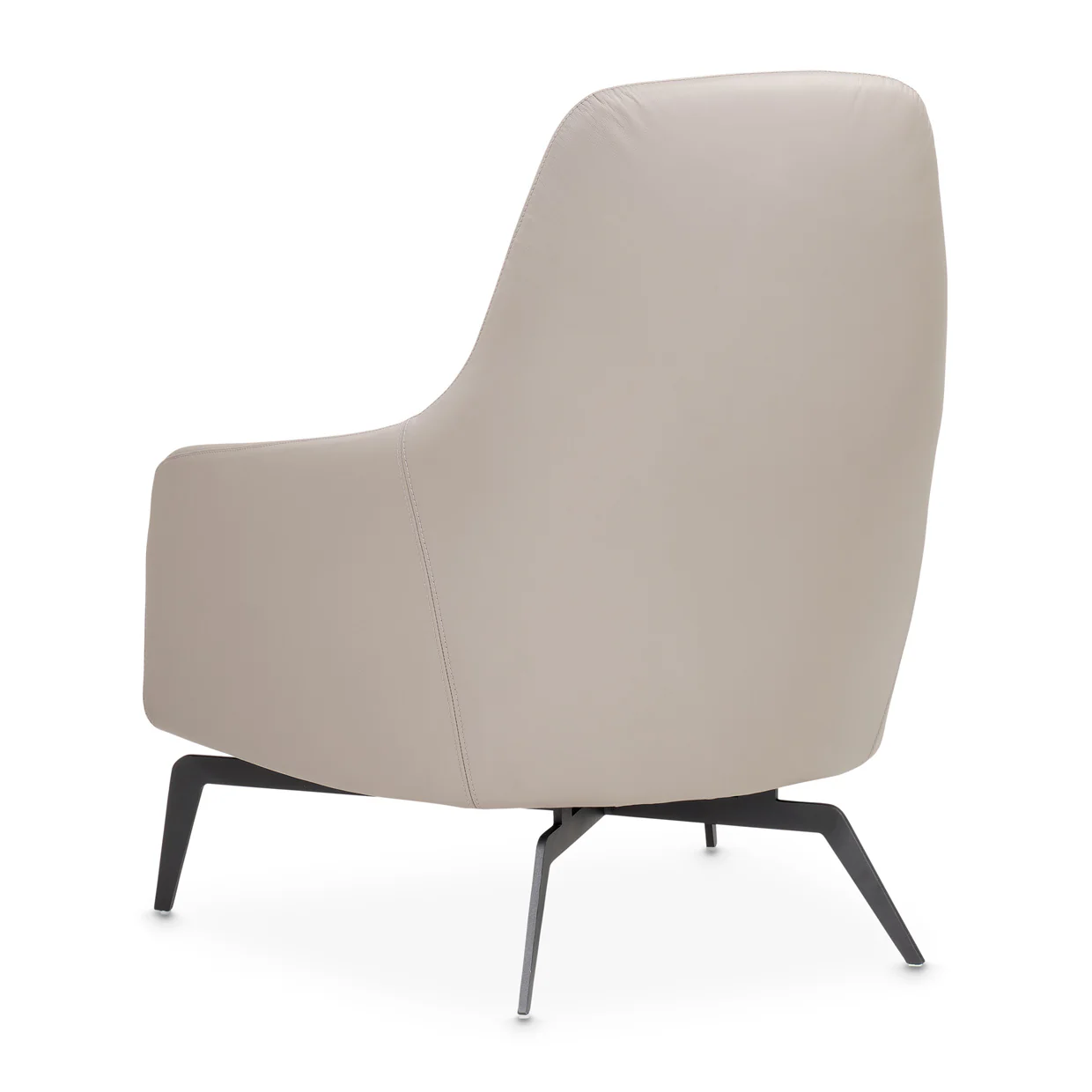 Michael Amini Mia Bella Bergamo Accent Chair St. Steel - Image 3