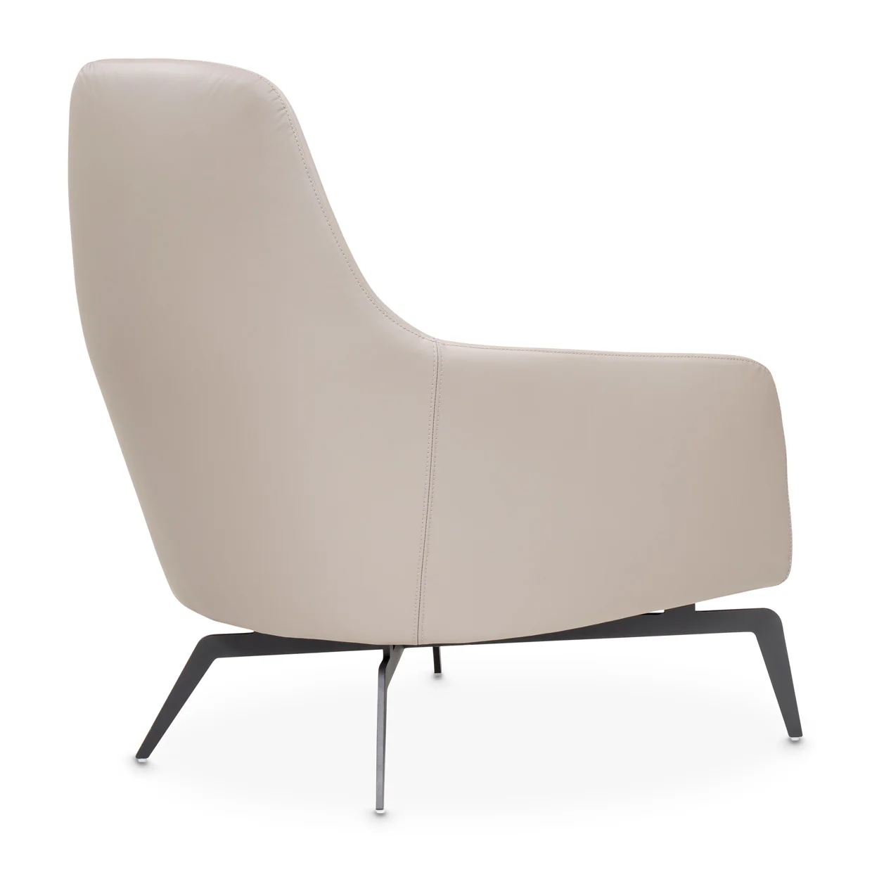 Michael Amini Mia Bella Bergamo Accent Chair St. Steel - Image 5