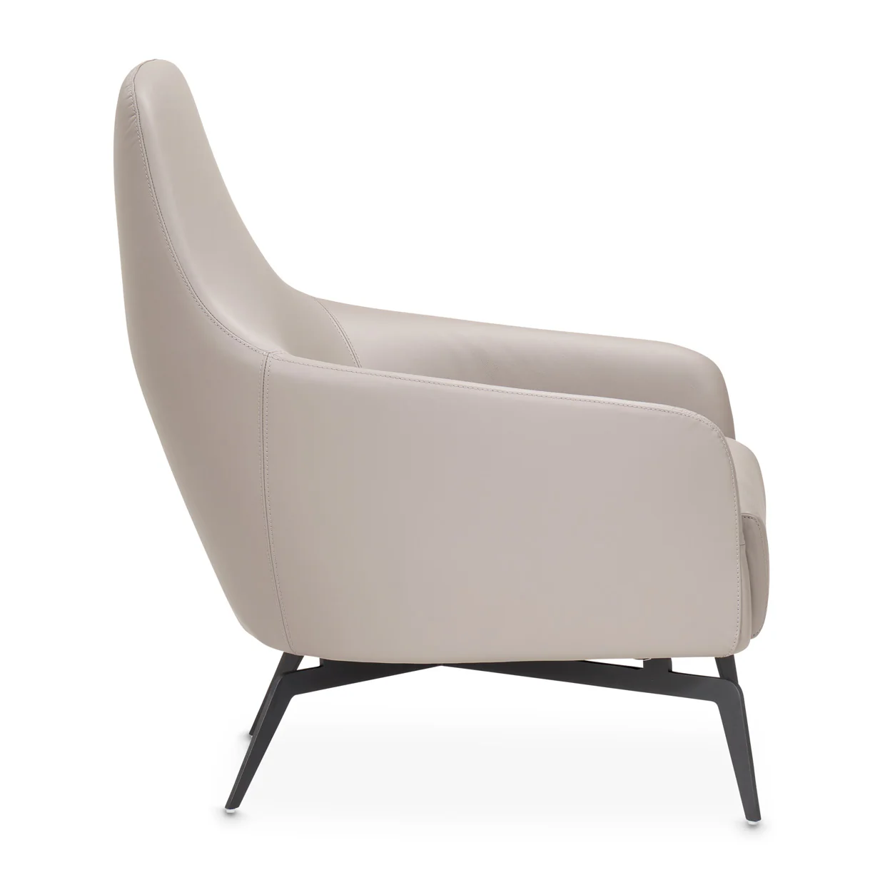 Michael Amini Mia Bella Bergamo Accent Chair St. Steel - Image 6