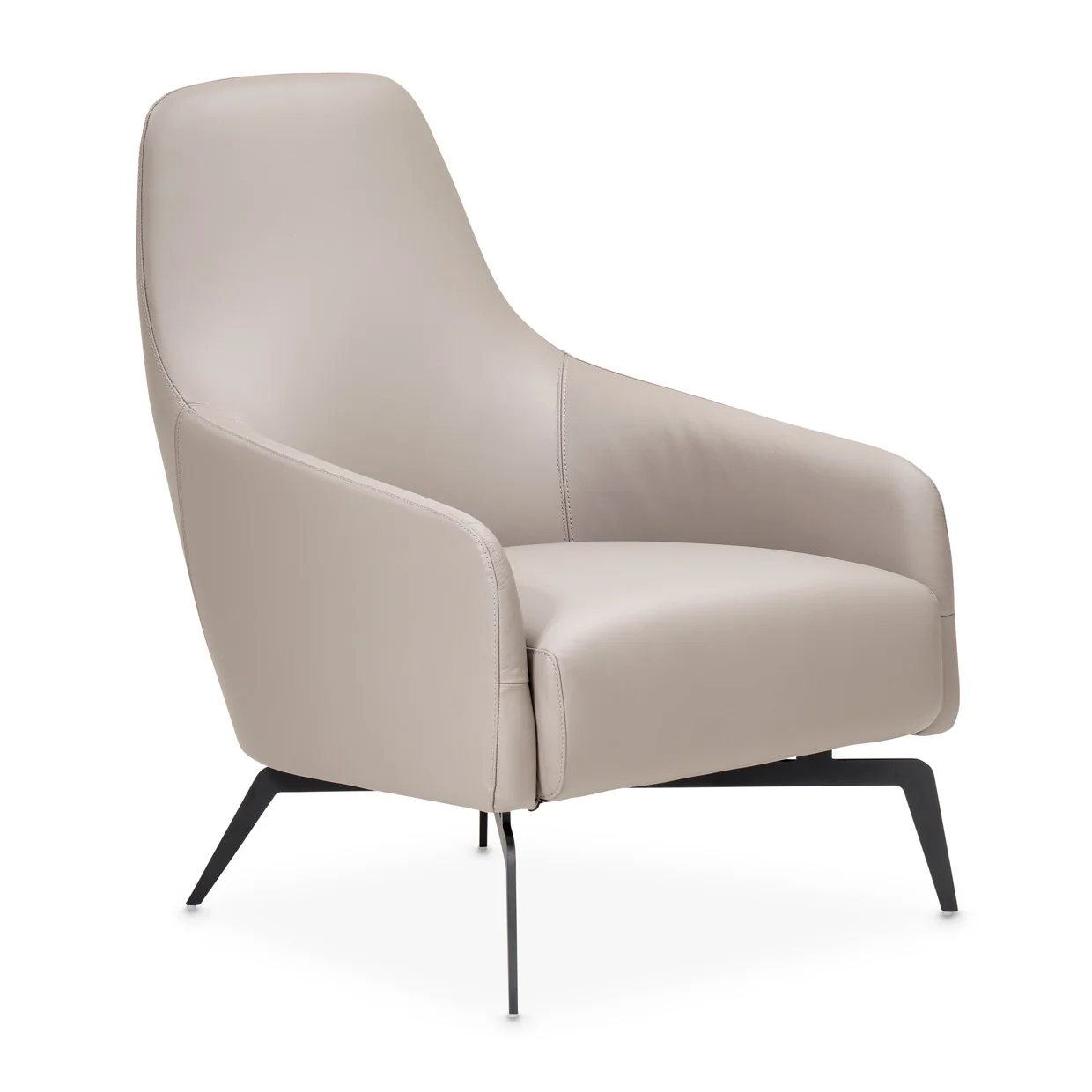 Michael Amini Mia Bella Bergamo Accent Chair St. Steel - Image 7