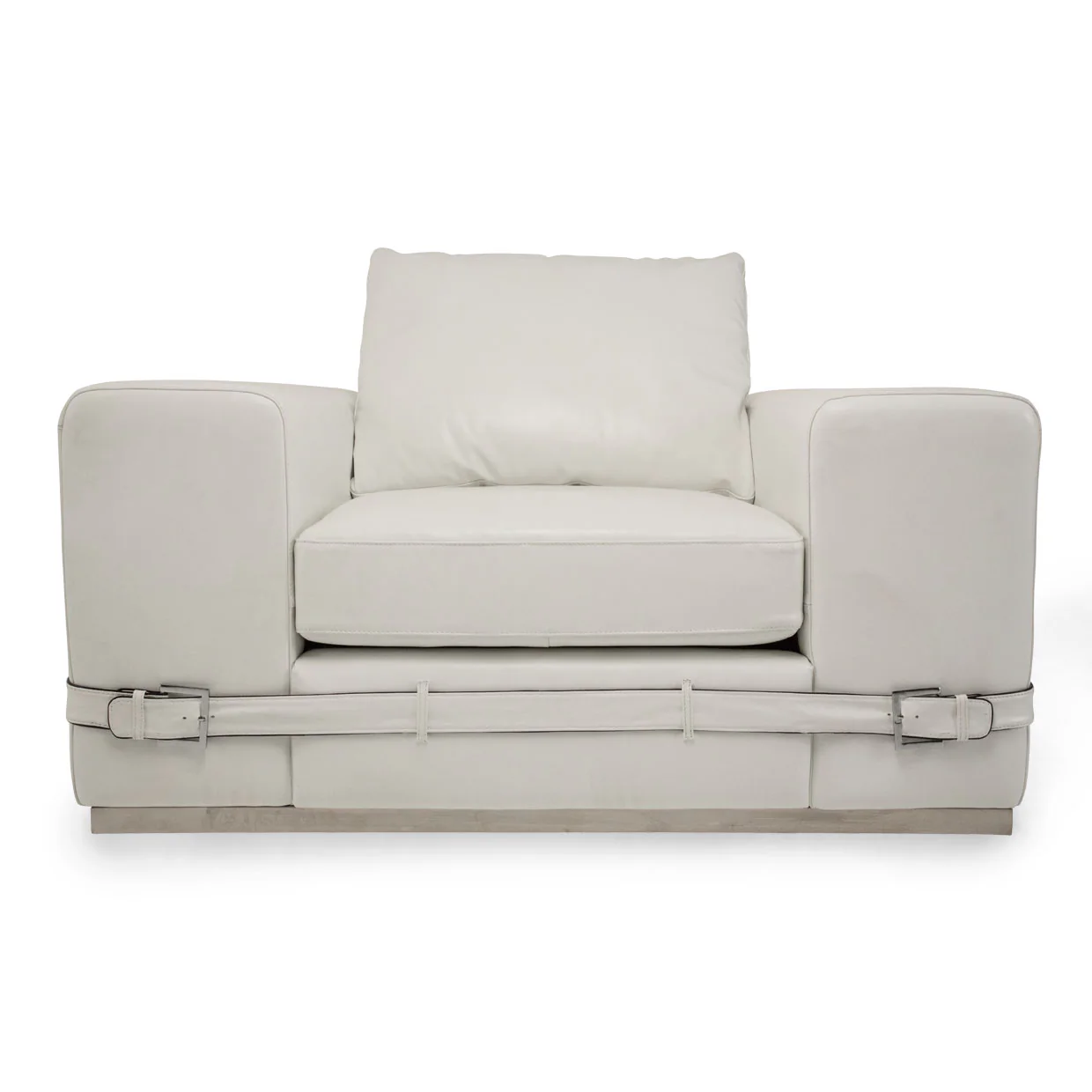 Michael Amini Mia Bella Ciras Leather Chair - Image 2