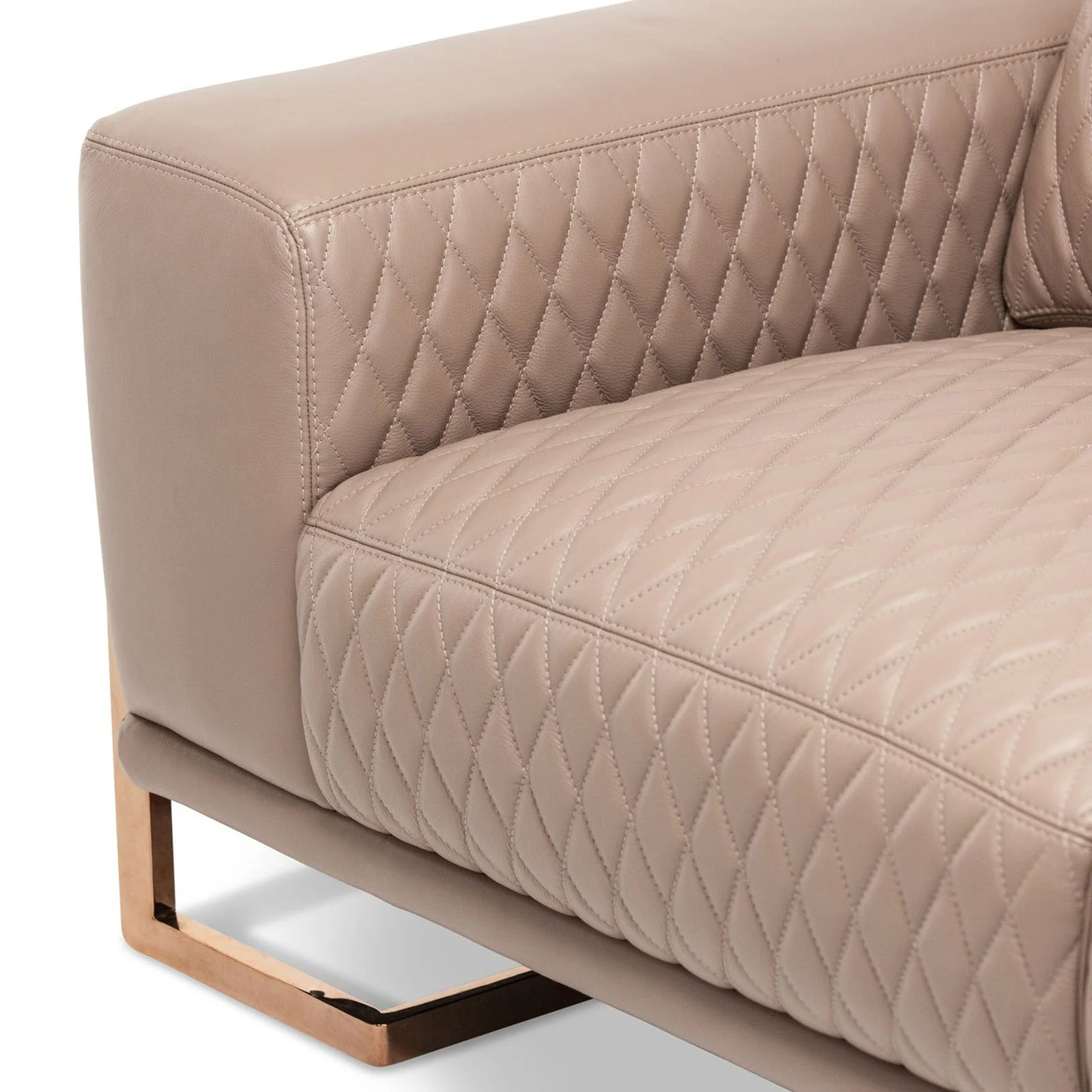 Michael Amini Mia Bella Gianna Leather Accent Chair - Image 4