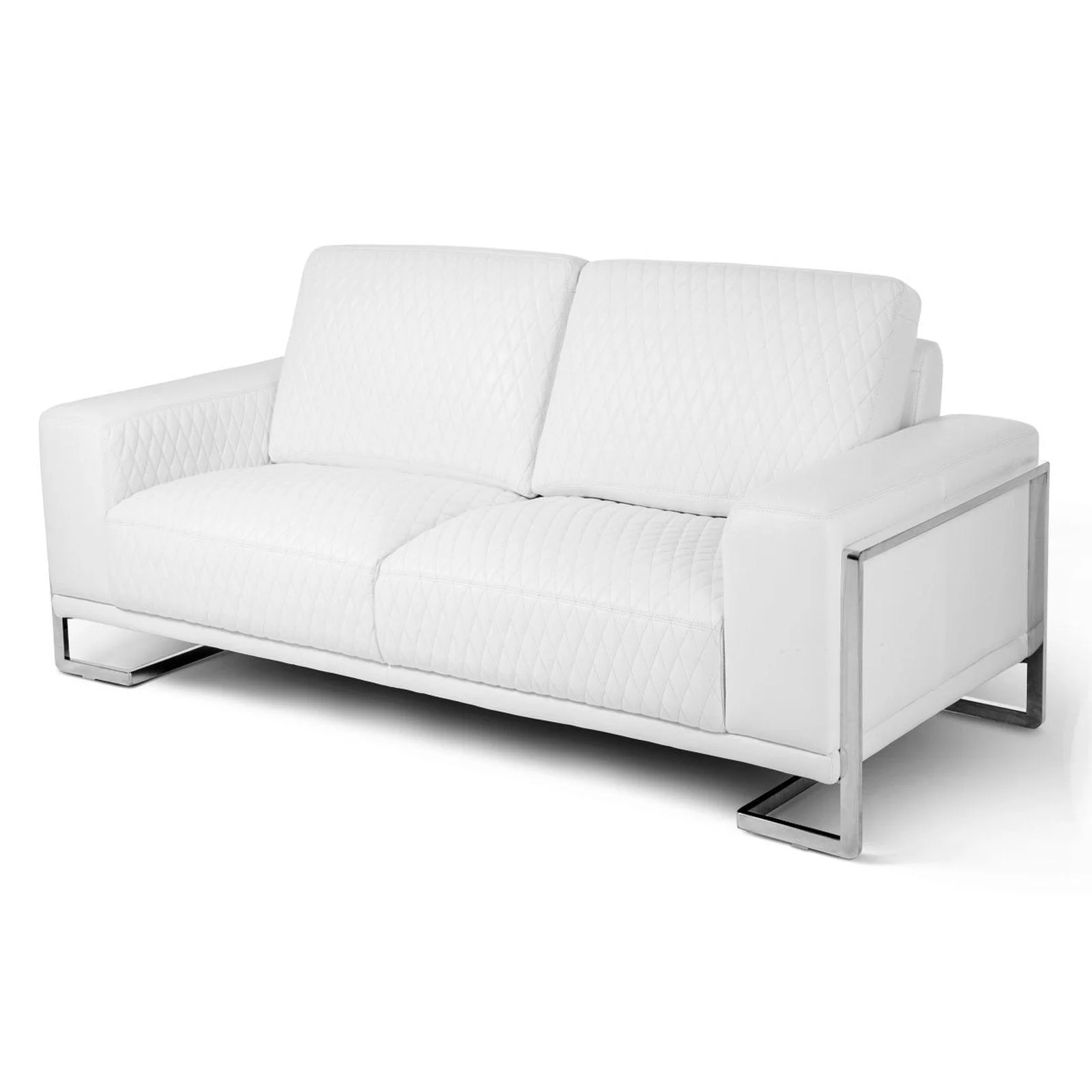Michael Amini Mia Bella Gianna Leather Loveseat - Image 2