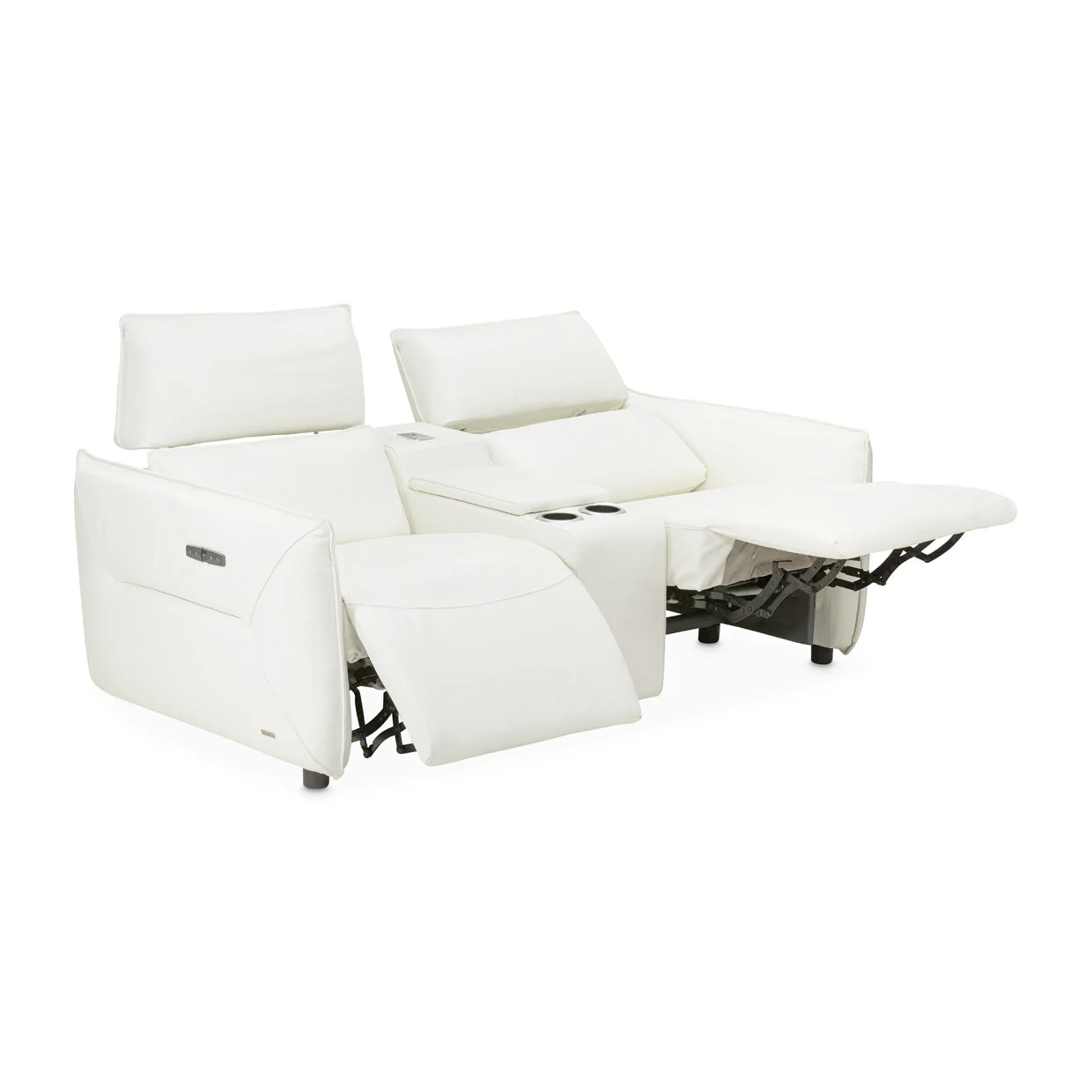Michael Amini Mia Bella Verona Sectional Loveseat w/Storage Console 3pc - Image 8
