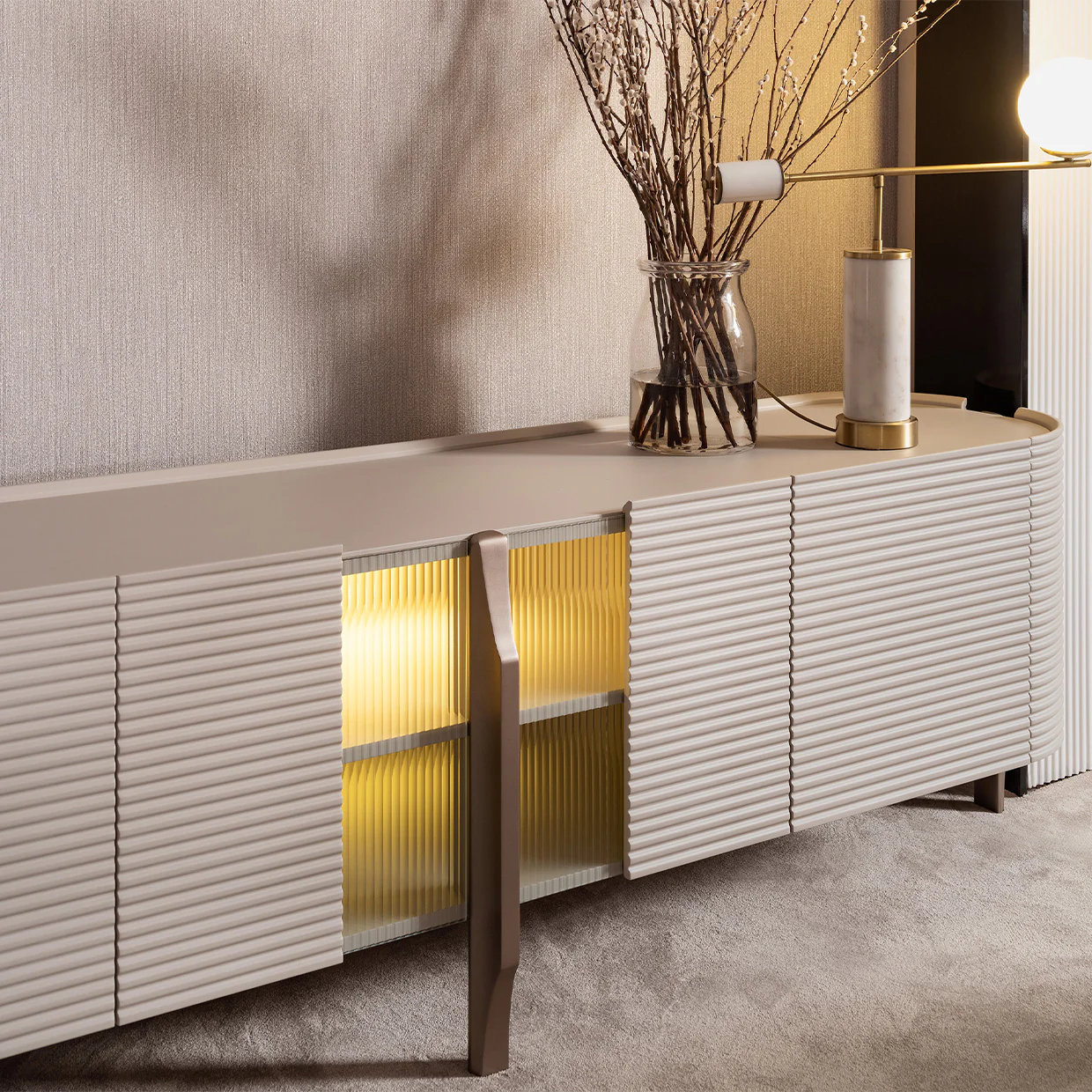 Michael Amini Mod Dream Media Cabinet - Image 17