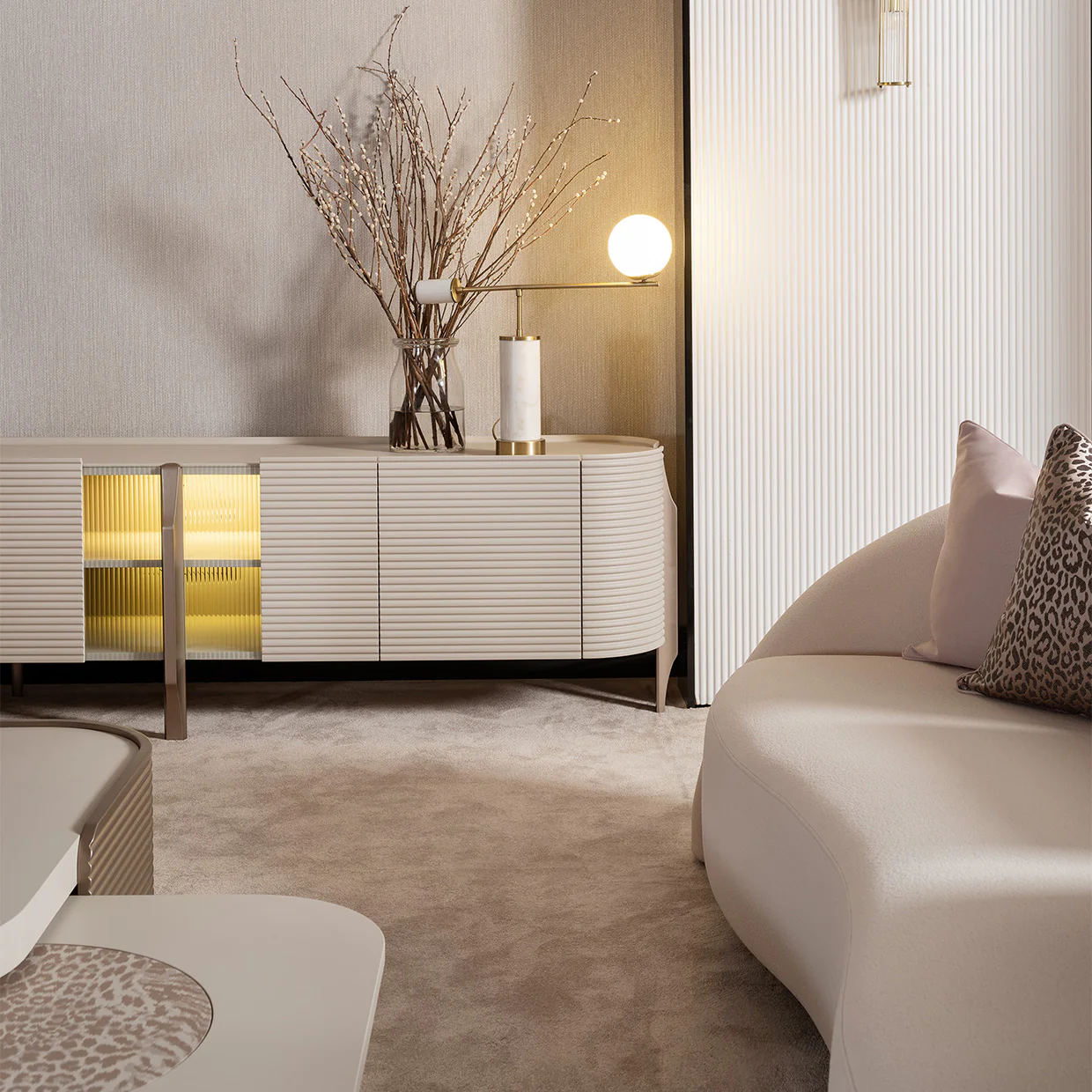 Michael Amini Mod Dream Media Cabinet - Image 18