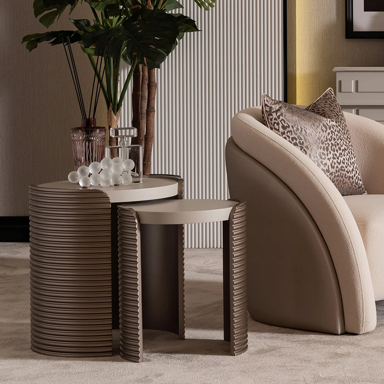 Michael Amini Mod Dream Nesting Tables - Image 2
