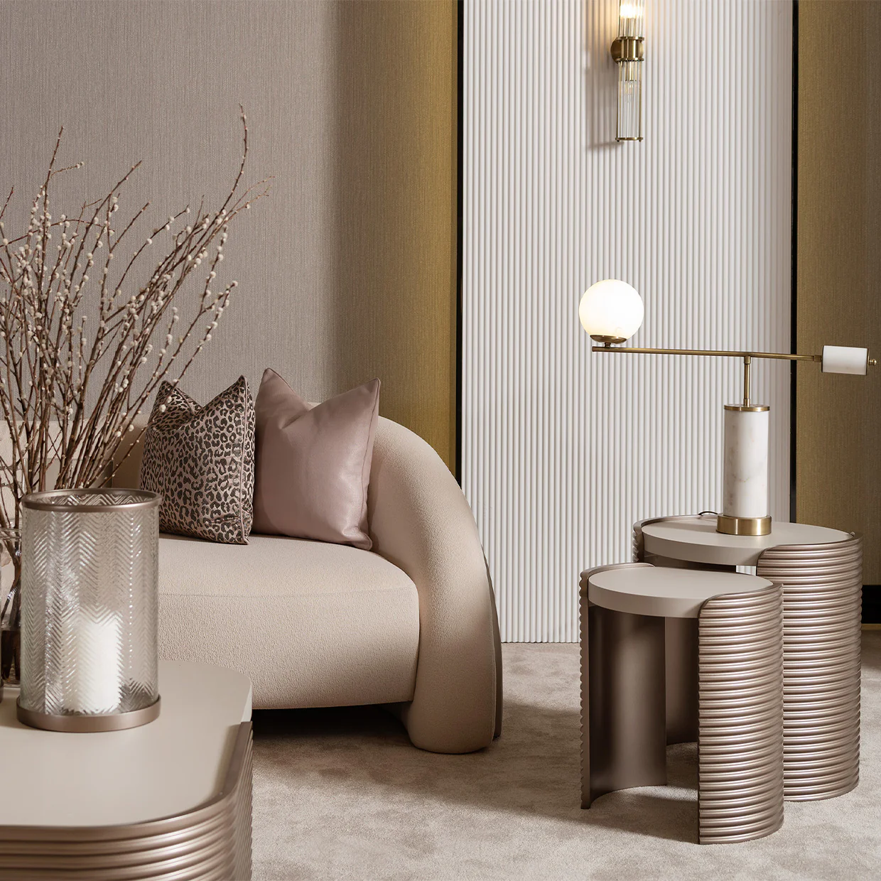 Michael Amini Mod Dream Nesting Tables - Image 4