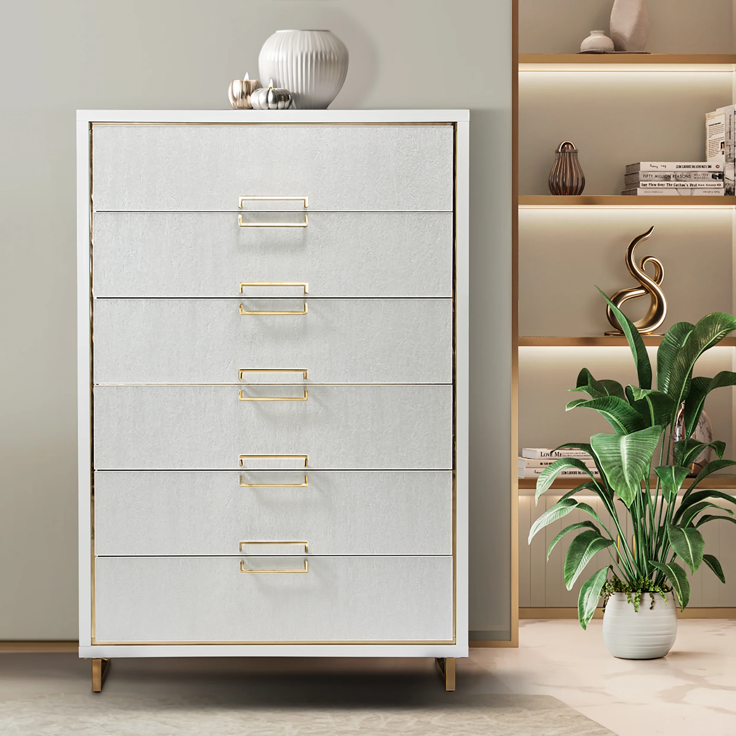 Michael Amini Palm Gate Chest - Image 9
