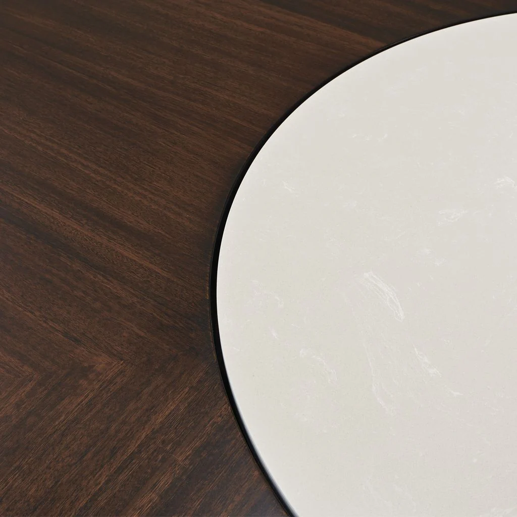 Michael Amini Paris Chic 60" Round Dining Table - Espresso - Image 7