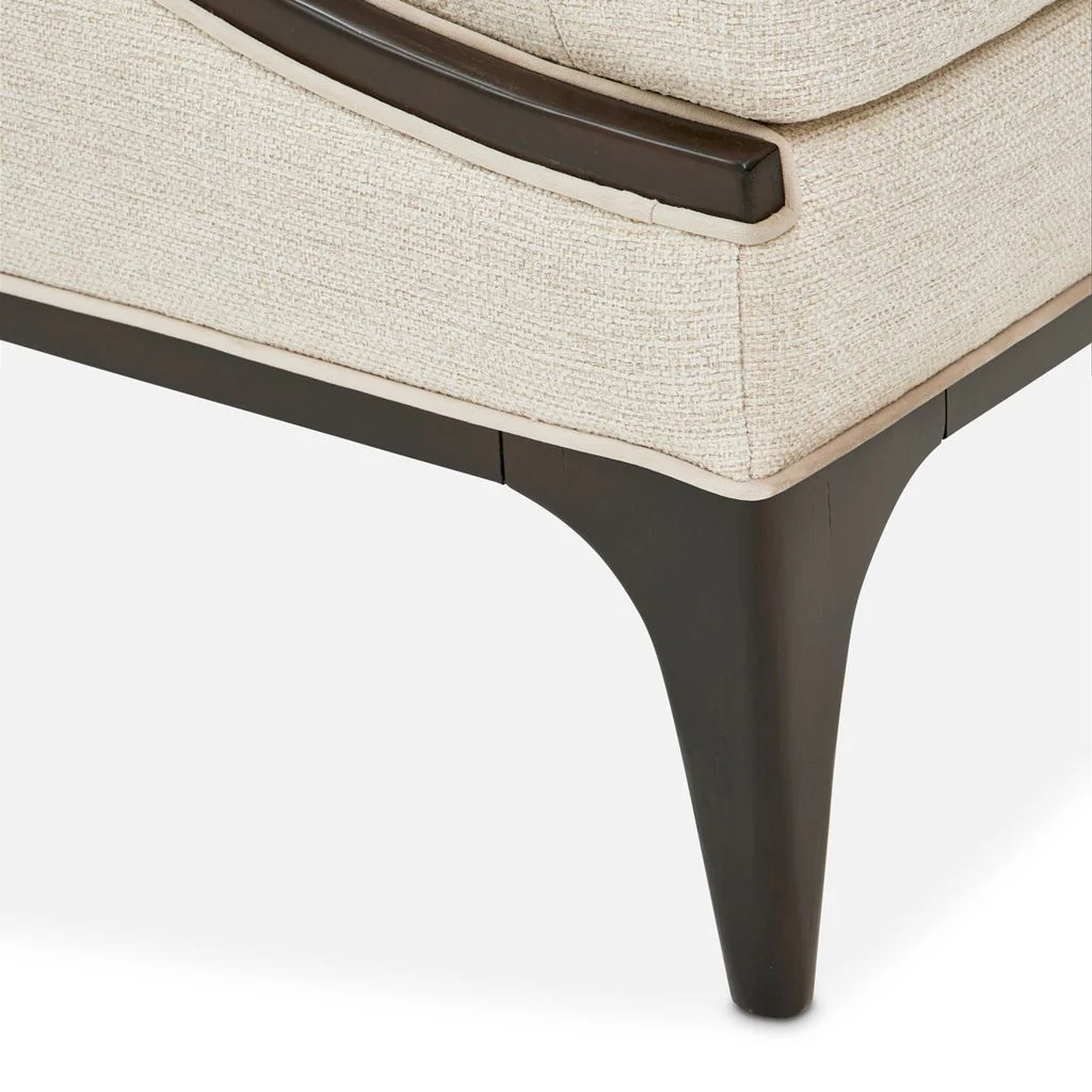 Michael Amini Paris Chic Accent Chair - Cremini/Espresso - Image 12