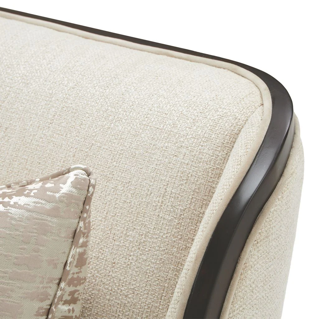 Michael Amini Paris Chic Accent Chair - Cremini/Espresso - Image 16