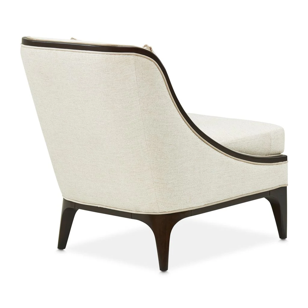 Michael Amini Paris Chic Accent Chair - Cremini/Espresso - Image 6