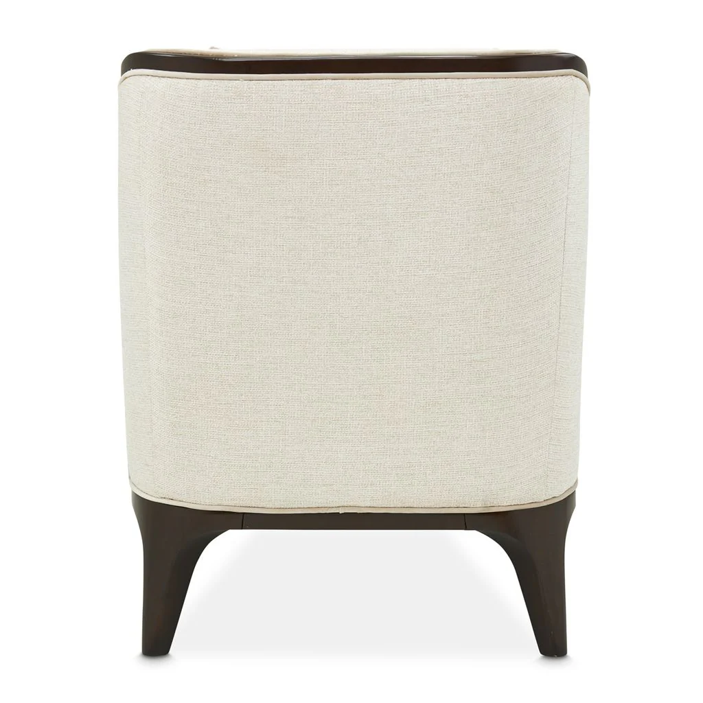 Michael Amini Paris Chic Accent Chair - Cremini/Espresso - Image 7