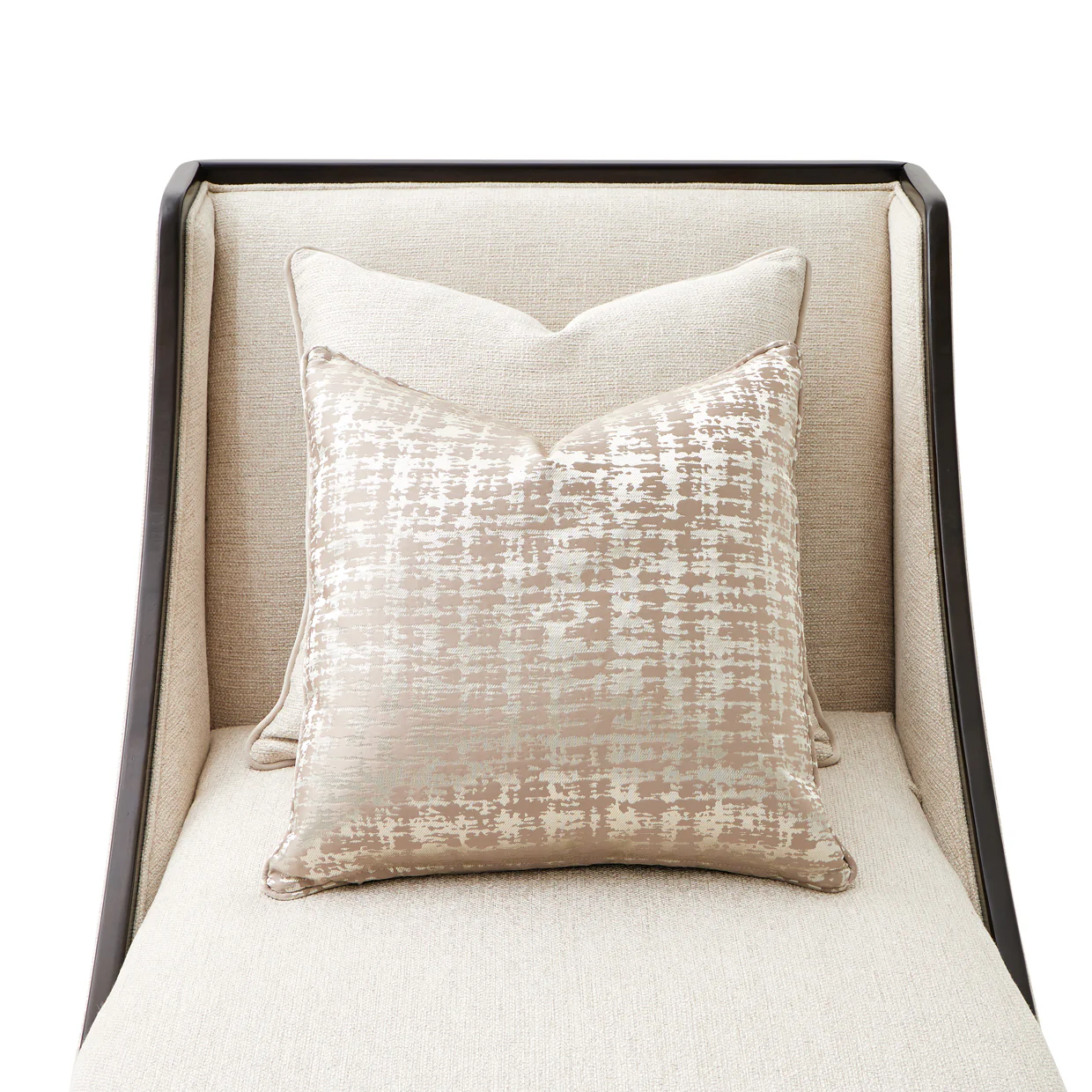 Michael Amini Paris Chic Armless Chaise Cremini Espresso - Image 12