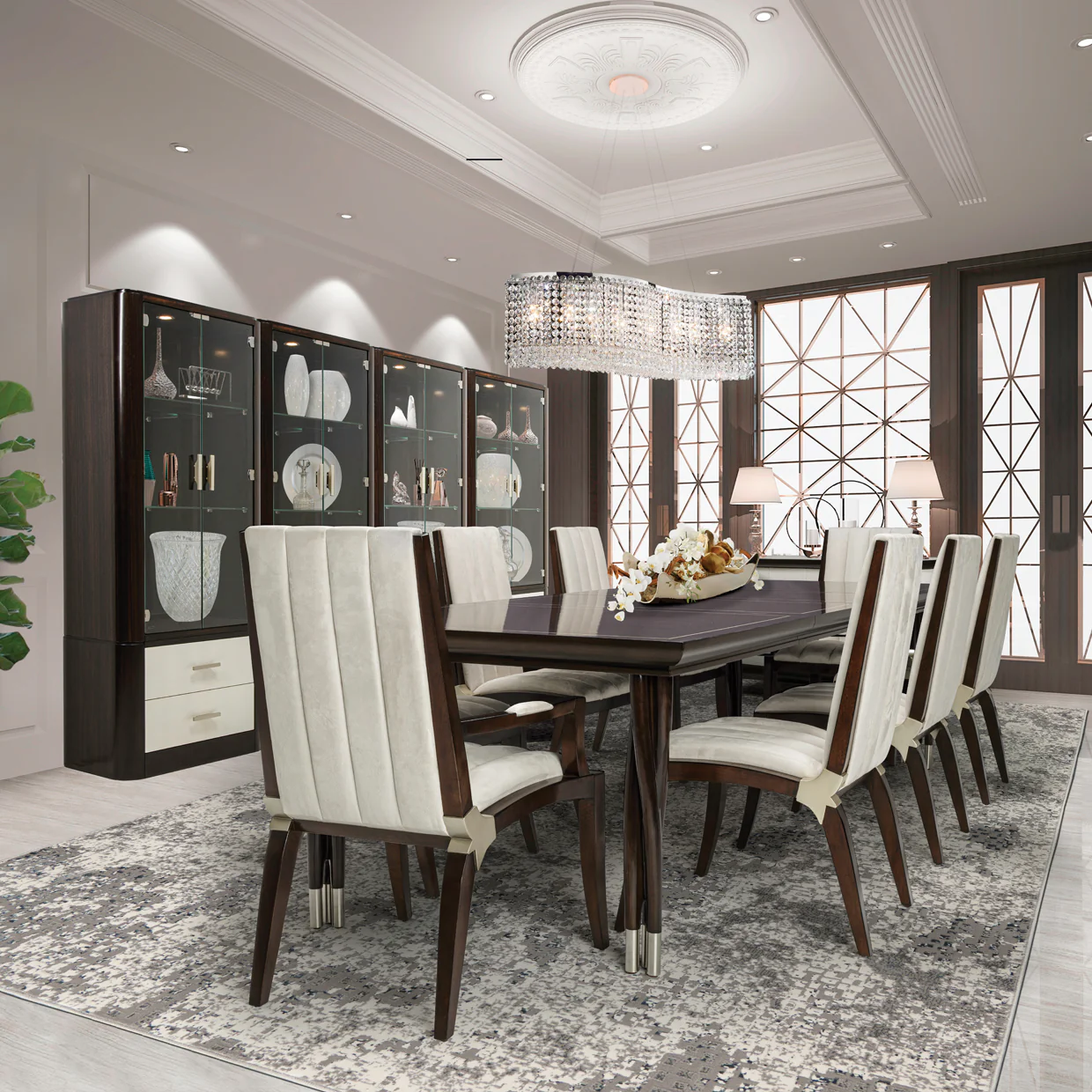 Michael Amini Paris Chic Assembled. Arm Chair Espresso - Image 6