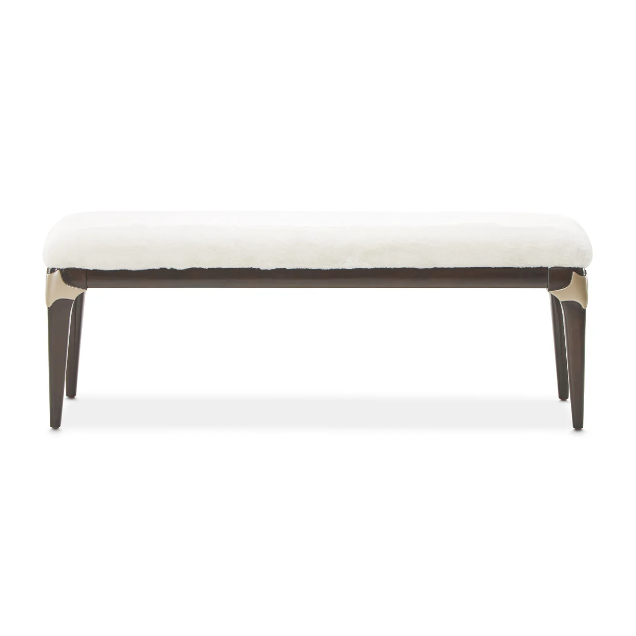 Michael Amini Paris Chic Bed Bench Espresso - Image 5