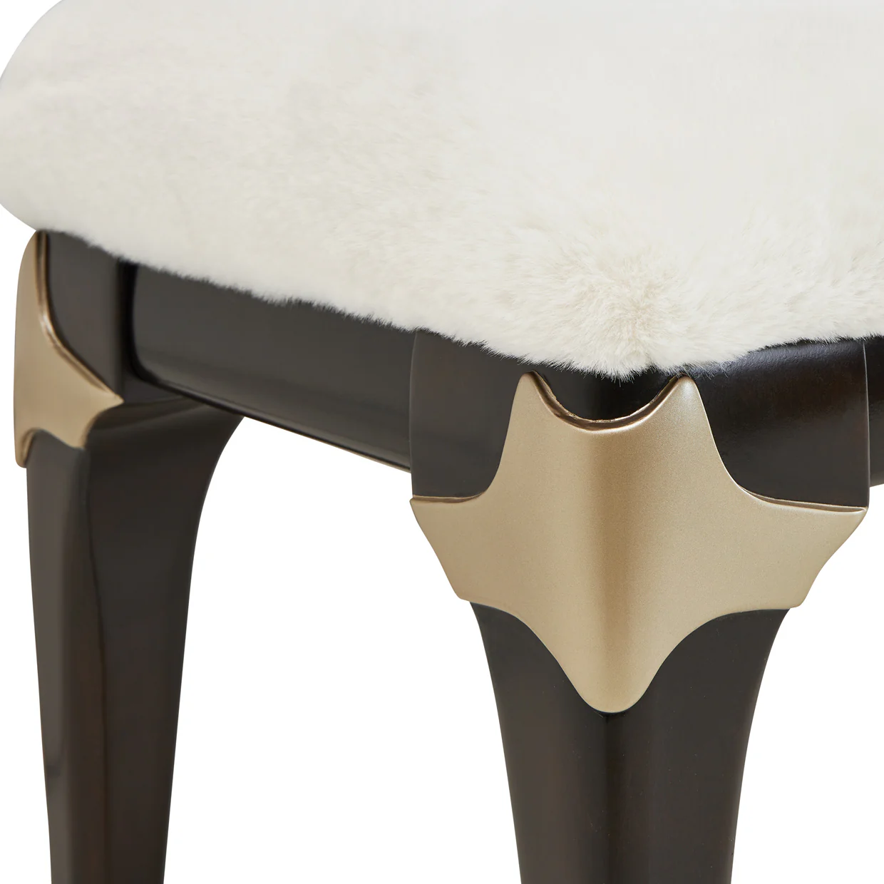 Michael Amini Paris Chic Bed Bench Espresso - Image 8