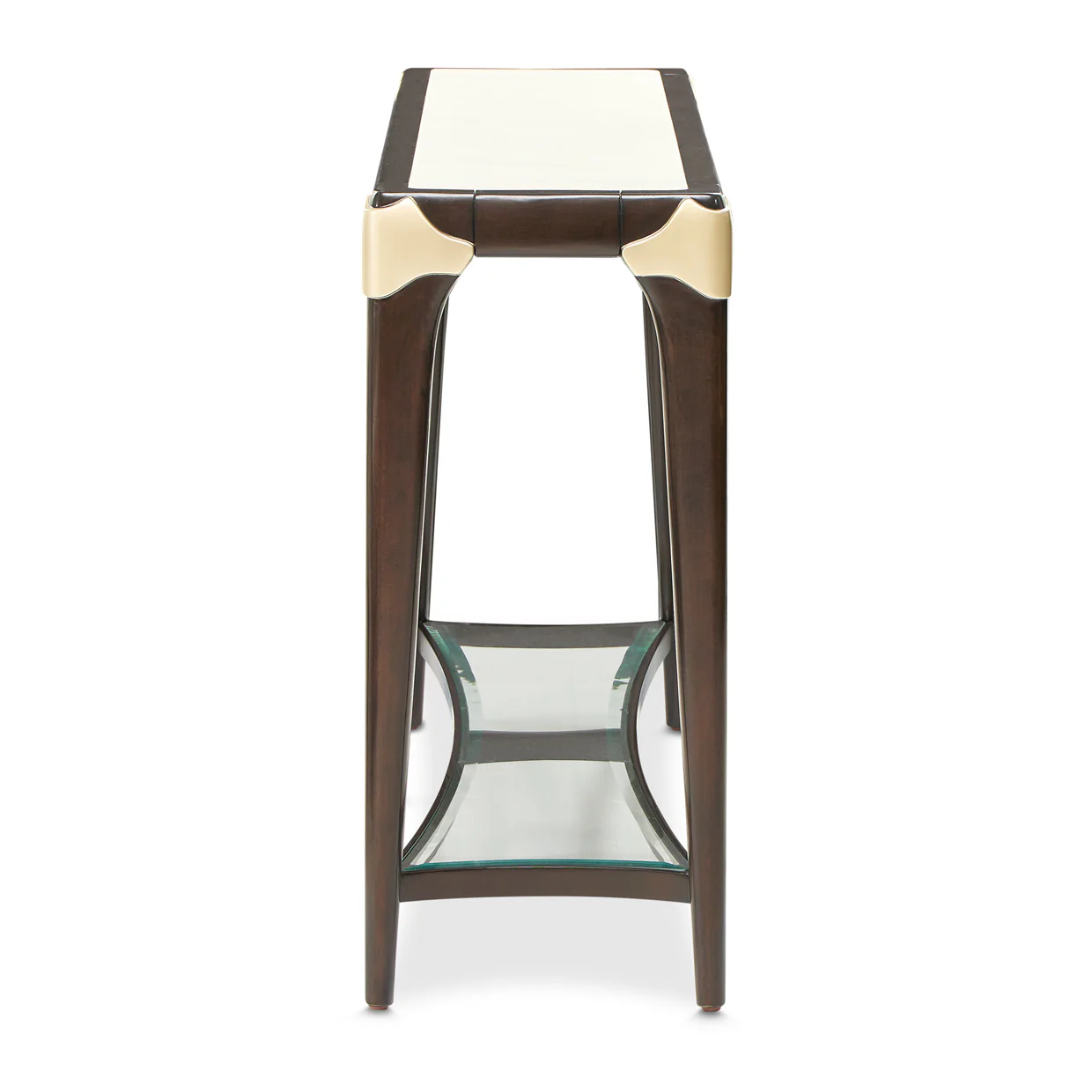 Michael Amini Paris Chic Console Table Espresso - Image 2