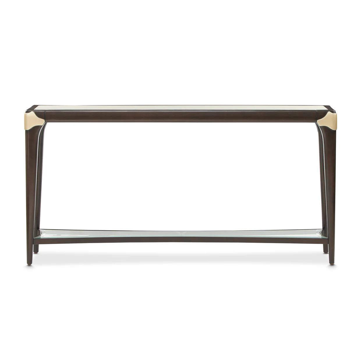Michael Amini Paris Chic Console Table Espresso - Image 3