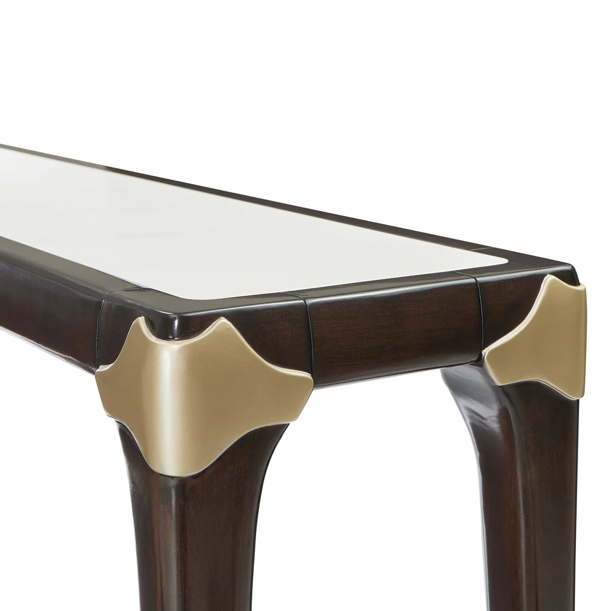 Michael Amini Paris Chic Console Table Espresso - Image 9