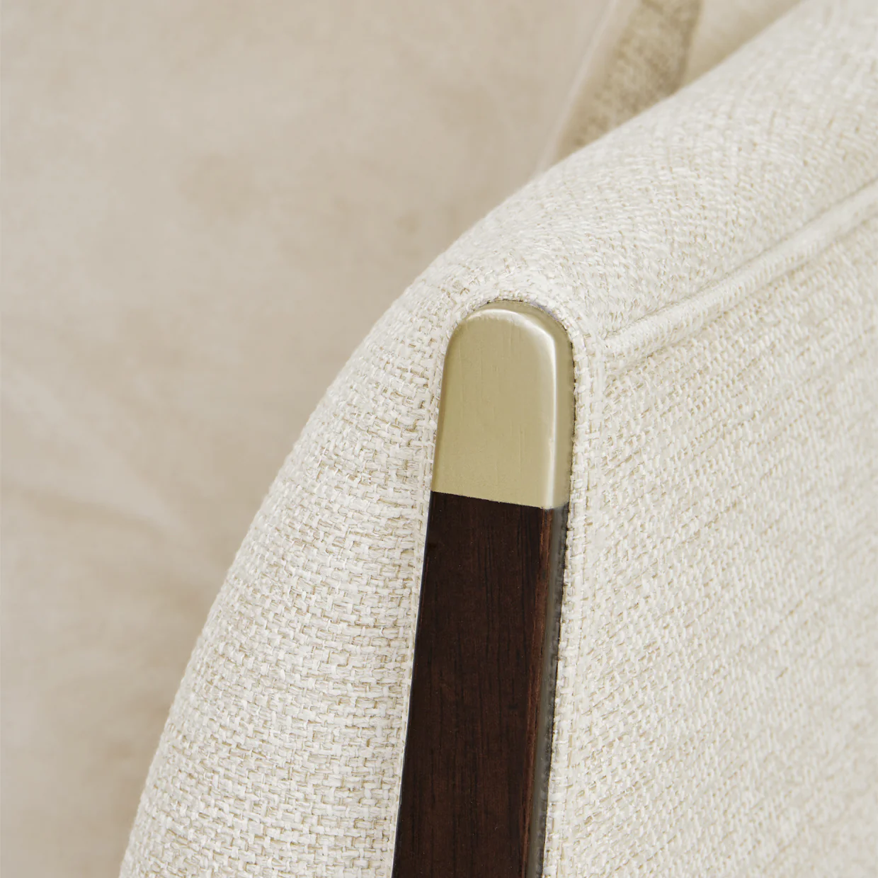 Michael Amini Paris Chic Matching Chair Cremini Espresso - Image 11
