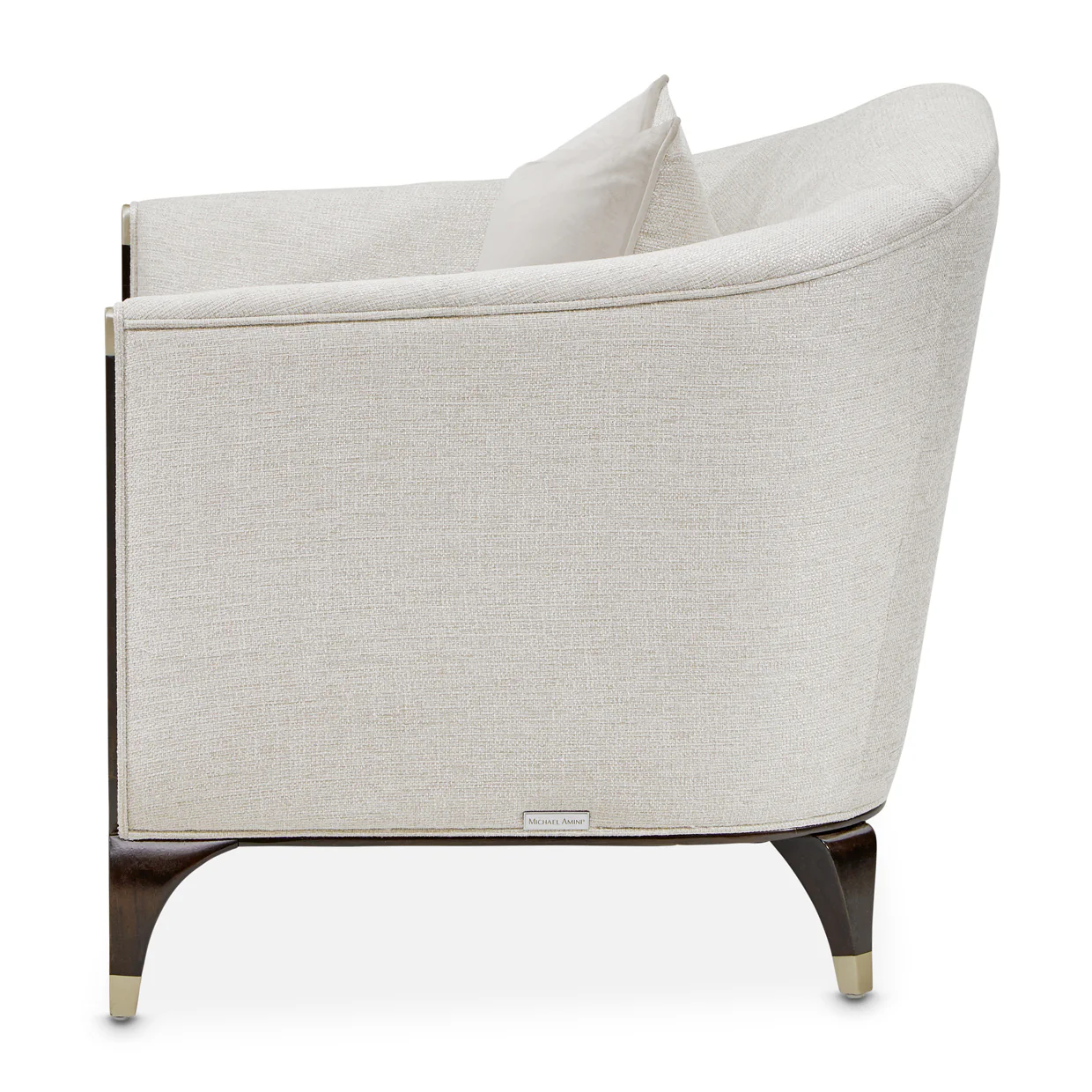 Michael Amini Paris Chic Matching Chair Cremini Espresso - Image 3