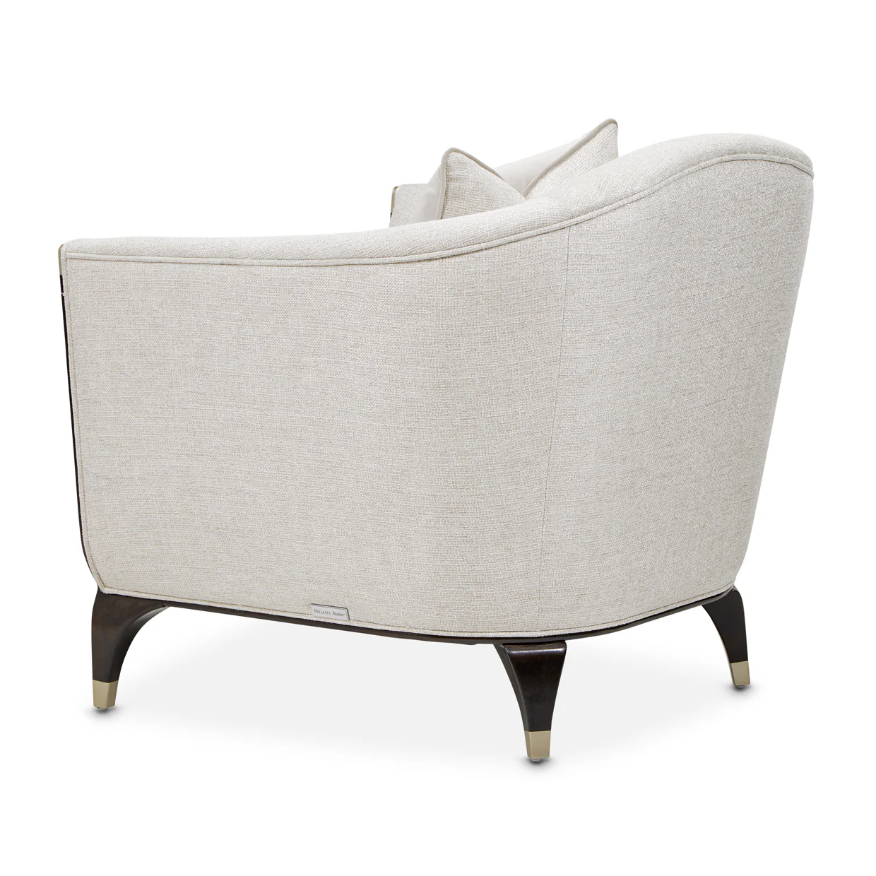 Michael Amini Paris Chic Matching Chair Cremini Espresso - Image 4