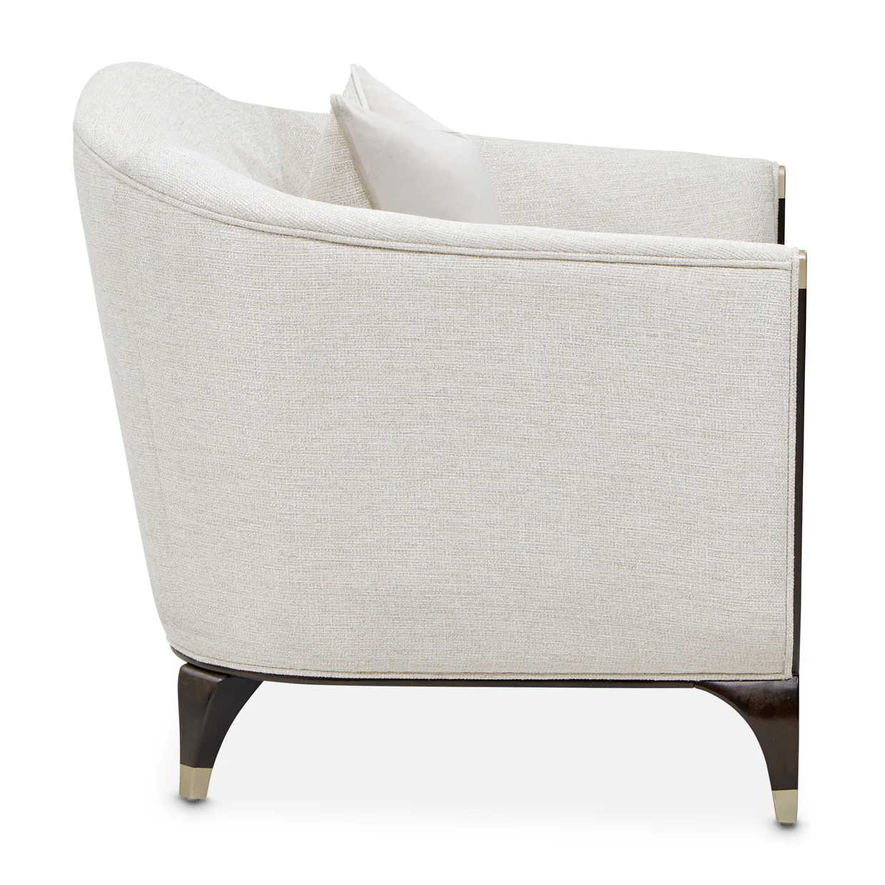 Michael Amini Paris Chic Matching Chair Cremini Espresso - Image 7
