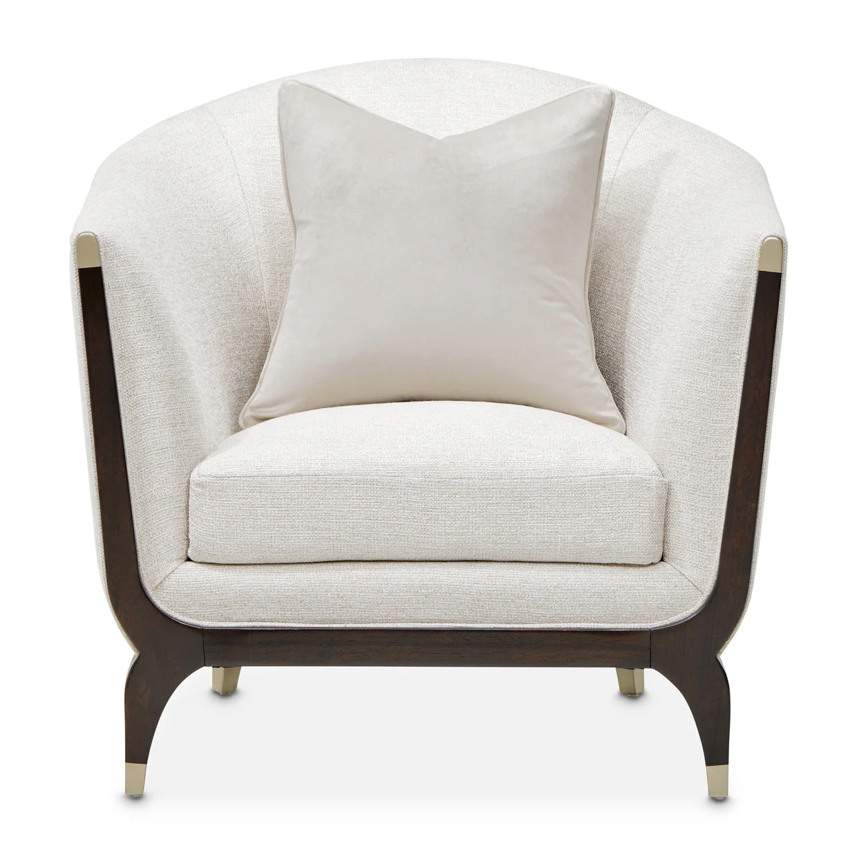 Michael Amini Paris Chic Matching Chair Cremini Espresso - Image 9