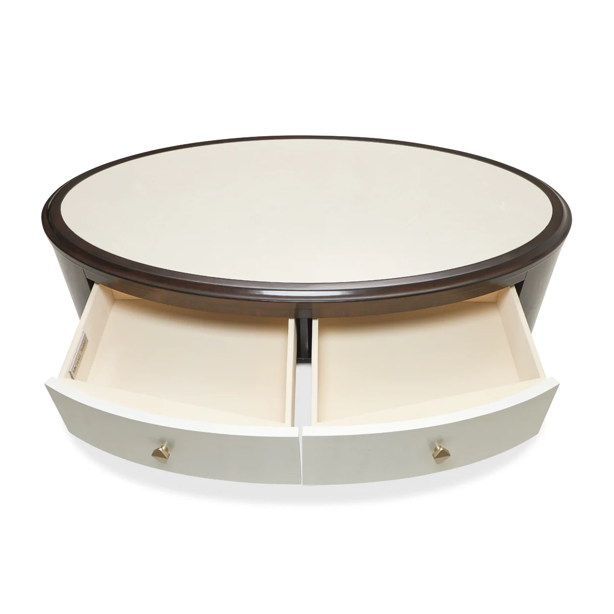 Michael Amini Paris Chic Oval Cocktail Table - Image 3