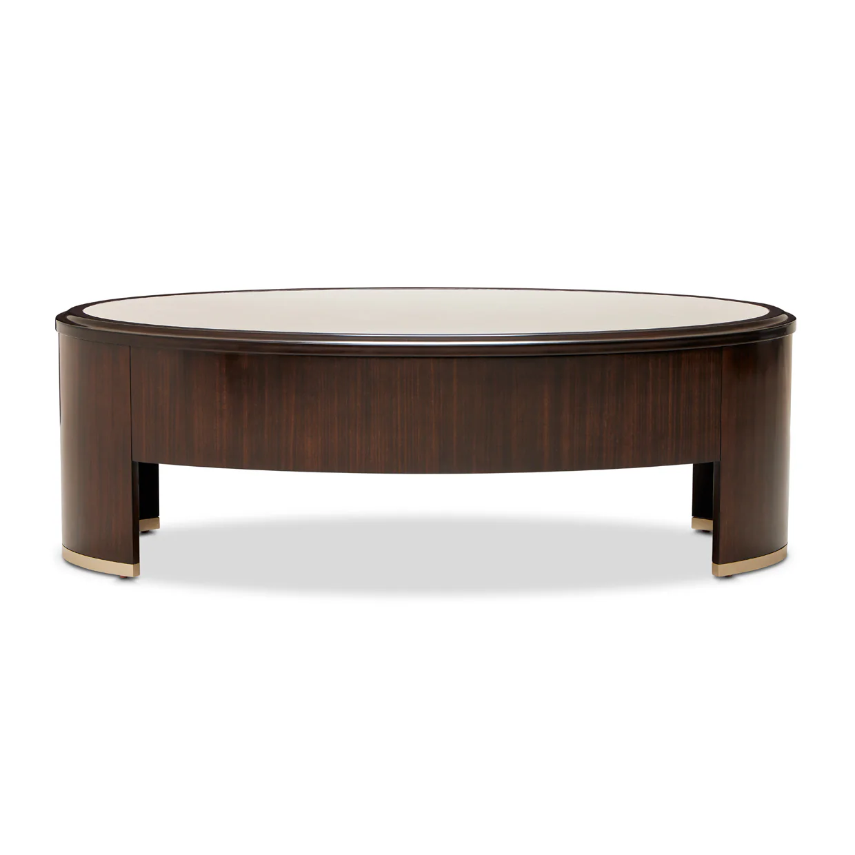 Michael Amini Paris Chic Oval Cocktail Table - Image 4