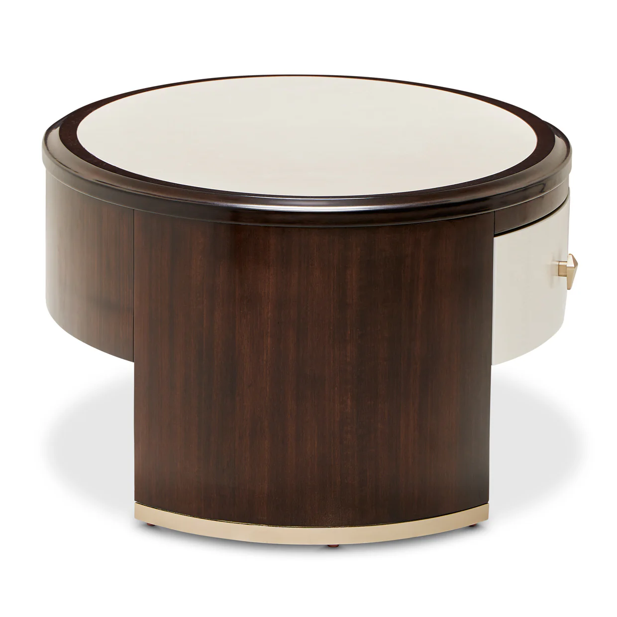 Michael Amini Paris Chic Oval Cocktail Table - Image 5